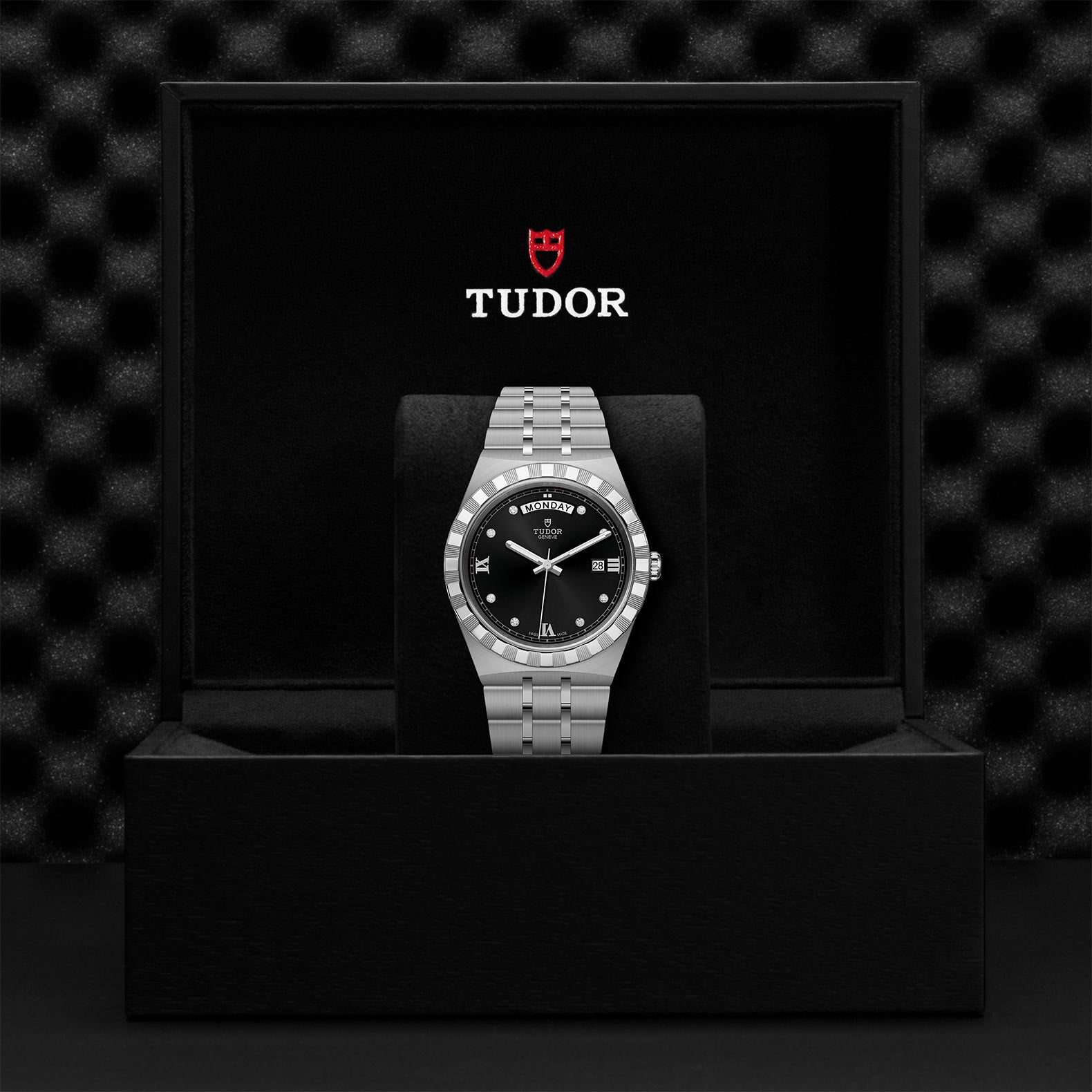 TUDOR Royal with 41mm Steel Case and Diamond-set Dial