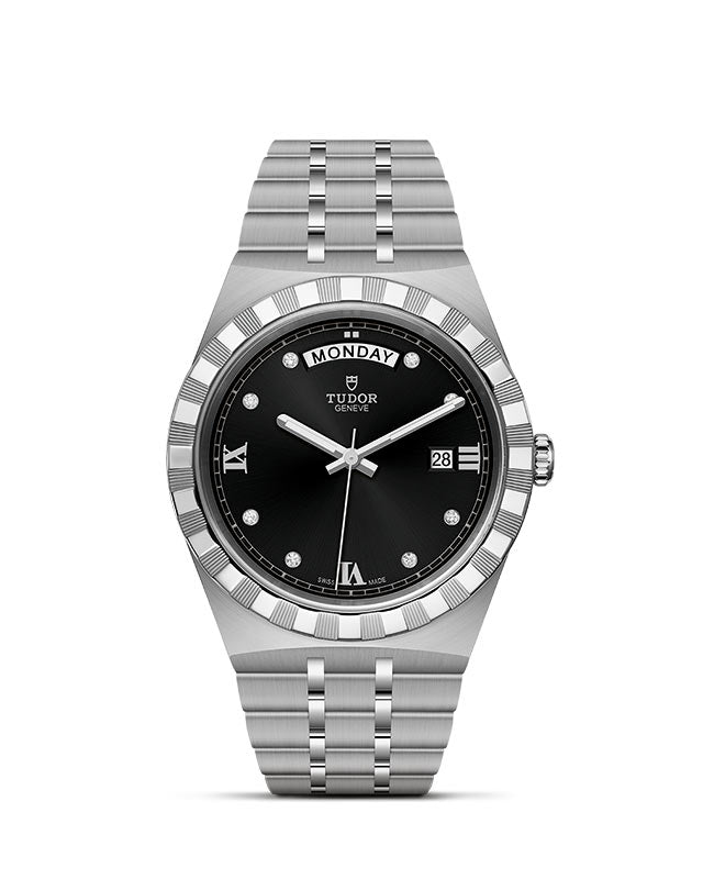 TUDOR Royal with 41mm Steel Case and Diamond-set Dial