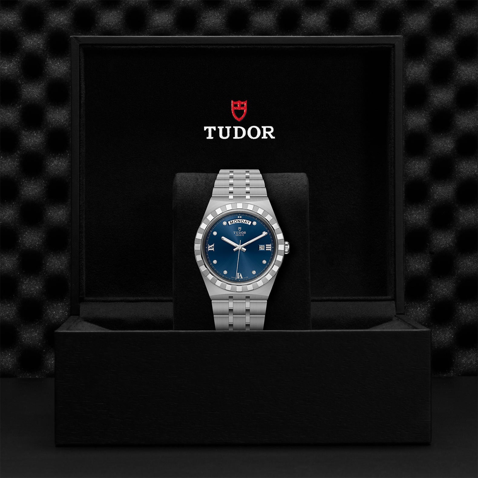 TUDOR Royal with 41mm Steel Case and Diamond-set Dial