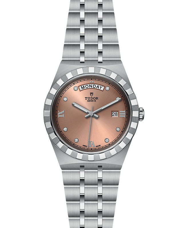TUDOR Royal with 41mm Steel Case and Diamond-set Dial