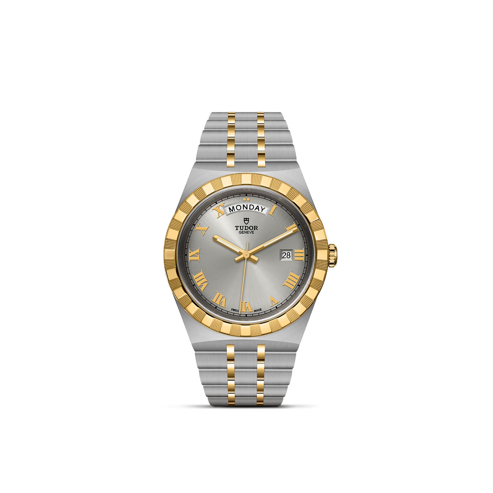 TUDOR Royal with 41mm Steel Case and Yellow Gold Bezel
