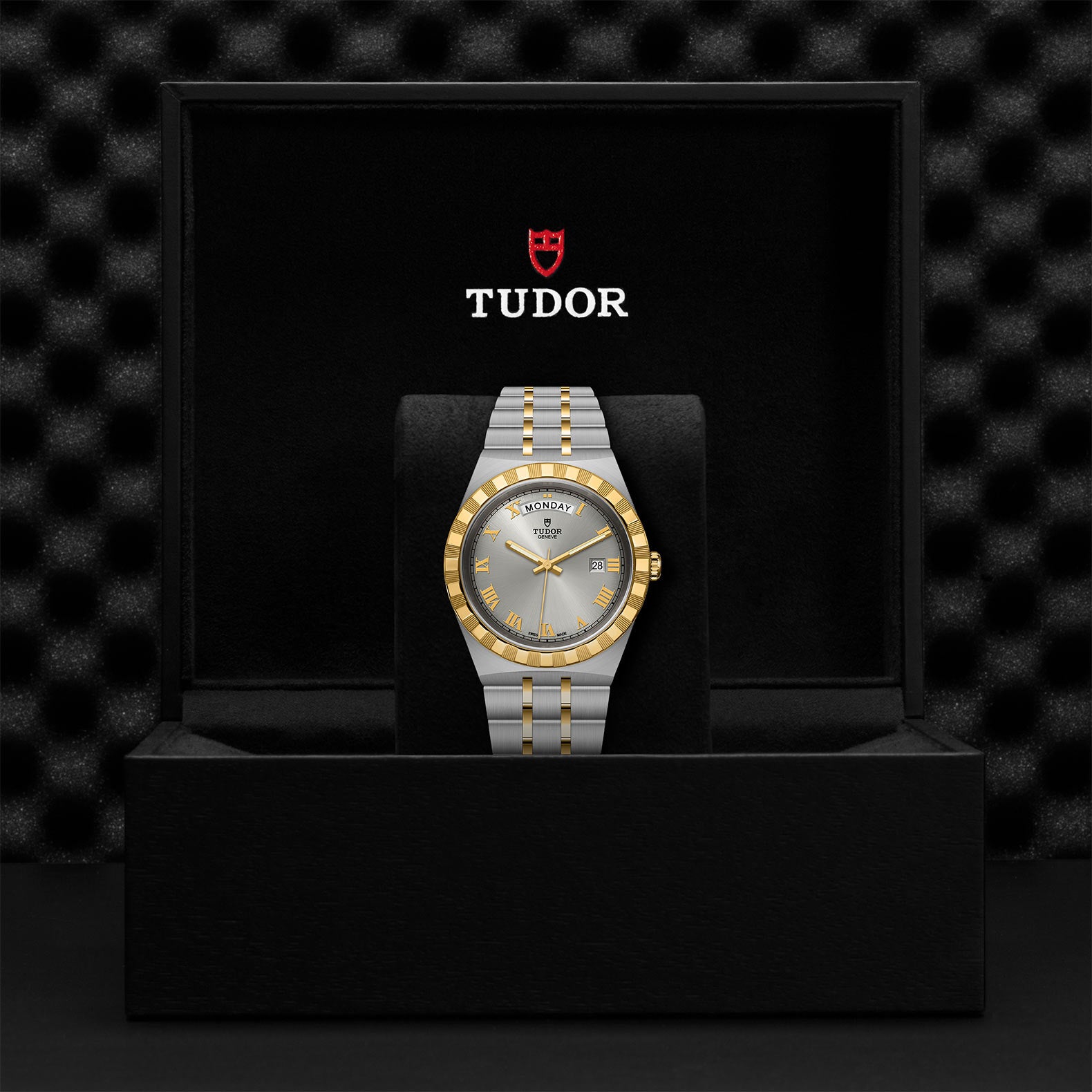 TUDOR Royal with 41mm Steel Case and Yellow Gold Bezel
