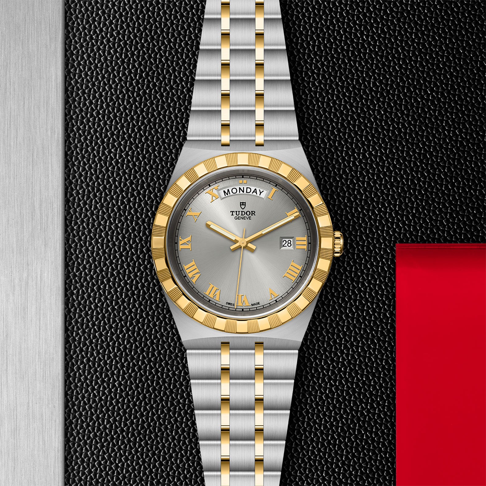 TUDOR Royal with 41mm Steel Case and Yellow Gold Bezel