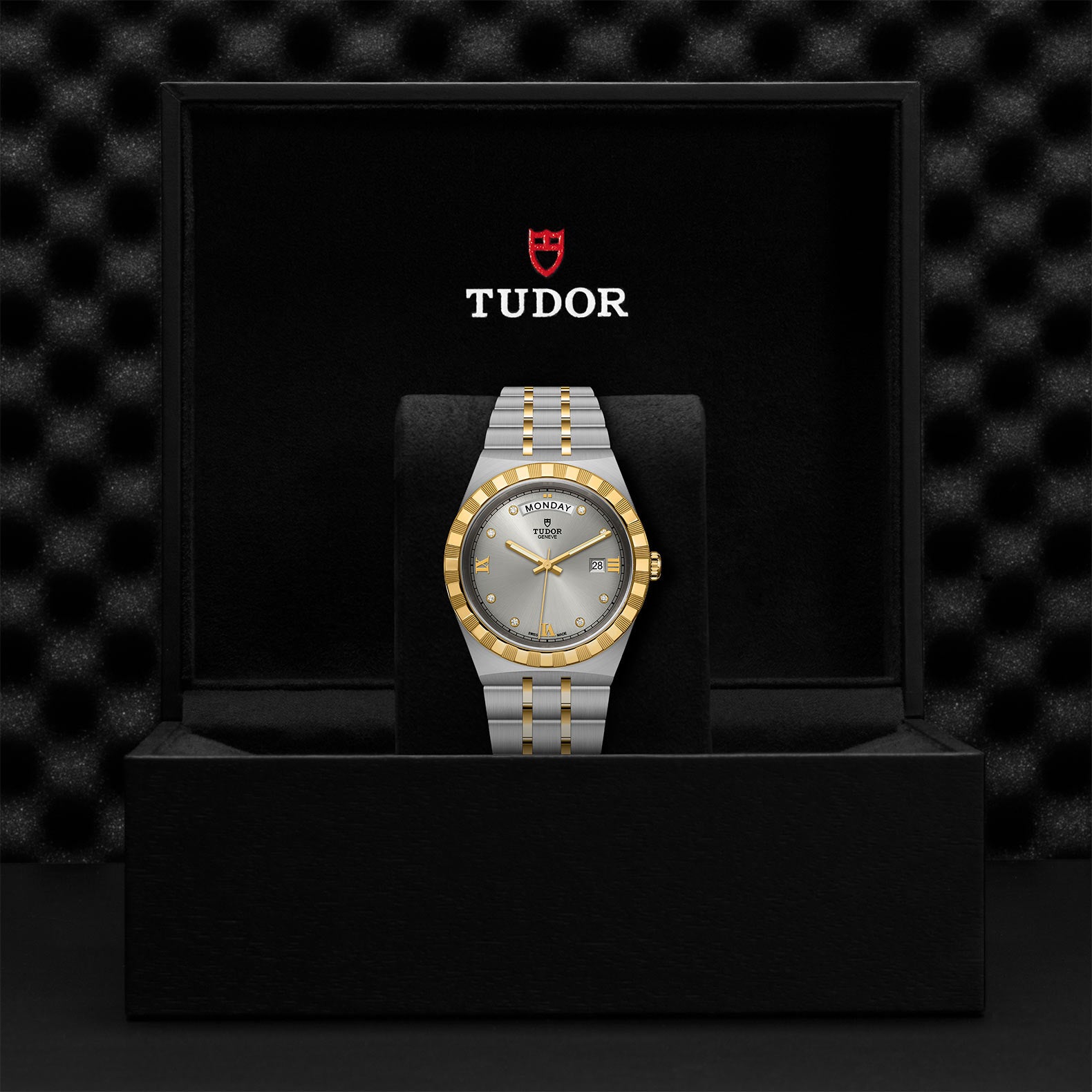 TUDOR Royal with 41mm Steel Case and Diamond-set Dial