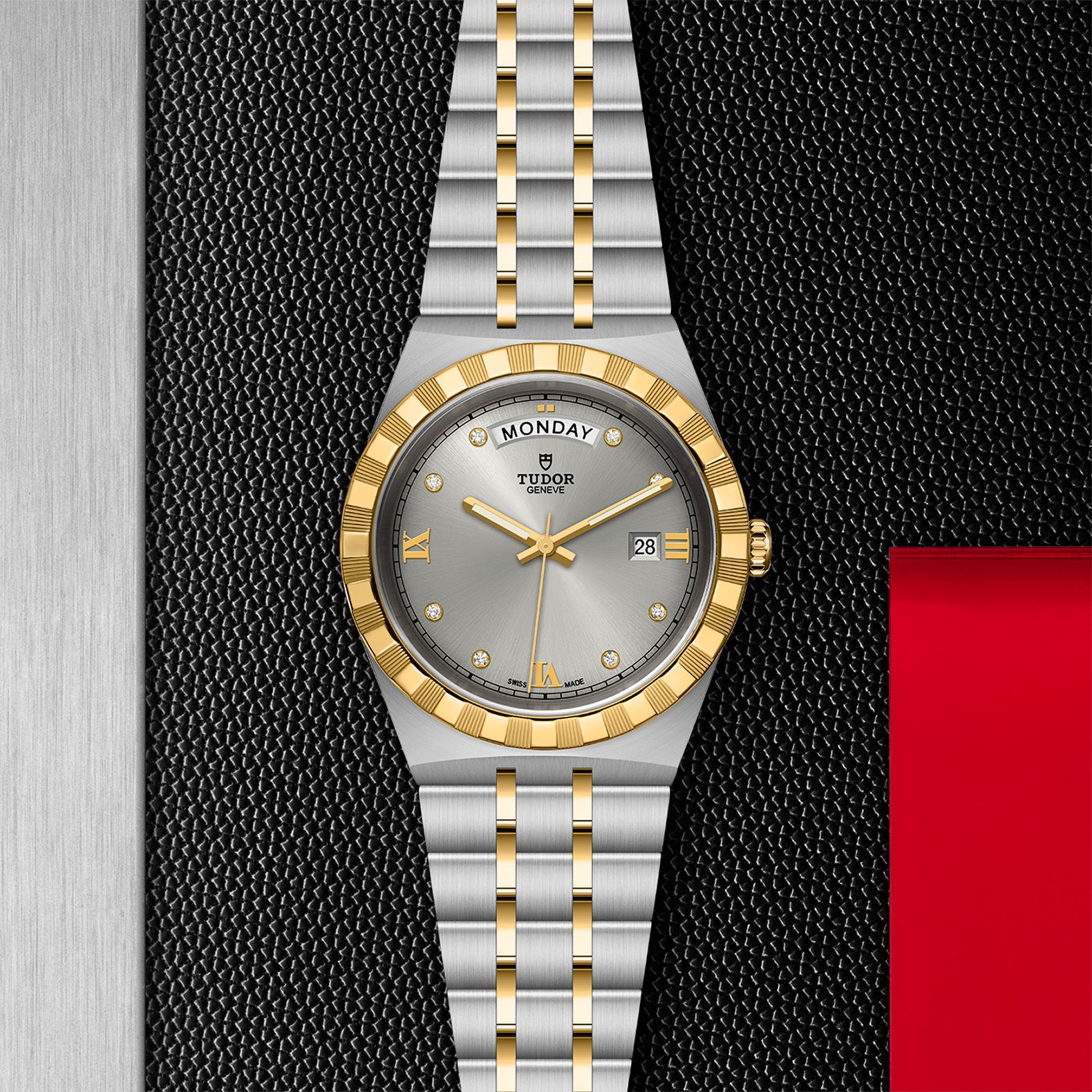 TUDOR Royal with 41mm Steel Case and Diamond-set Dial