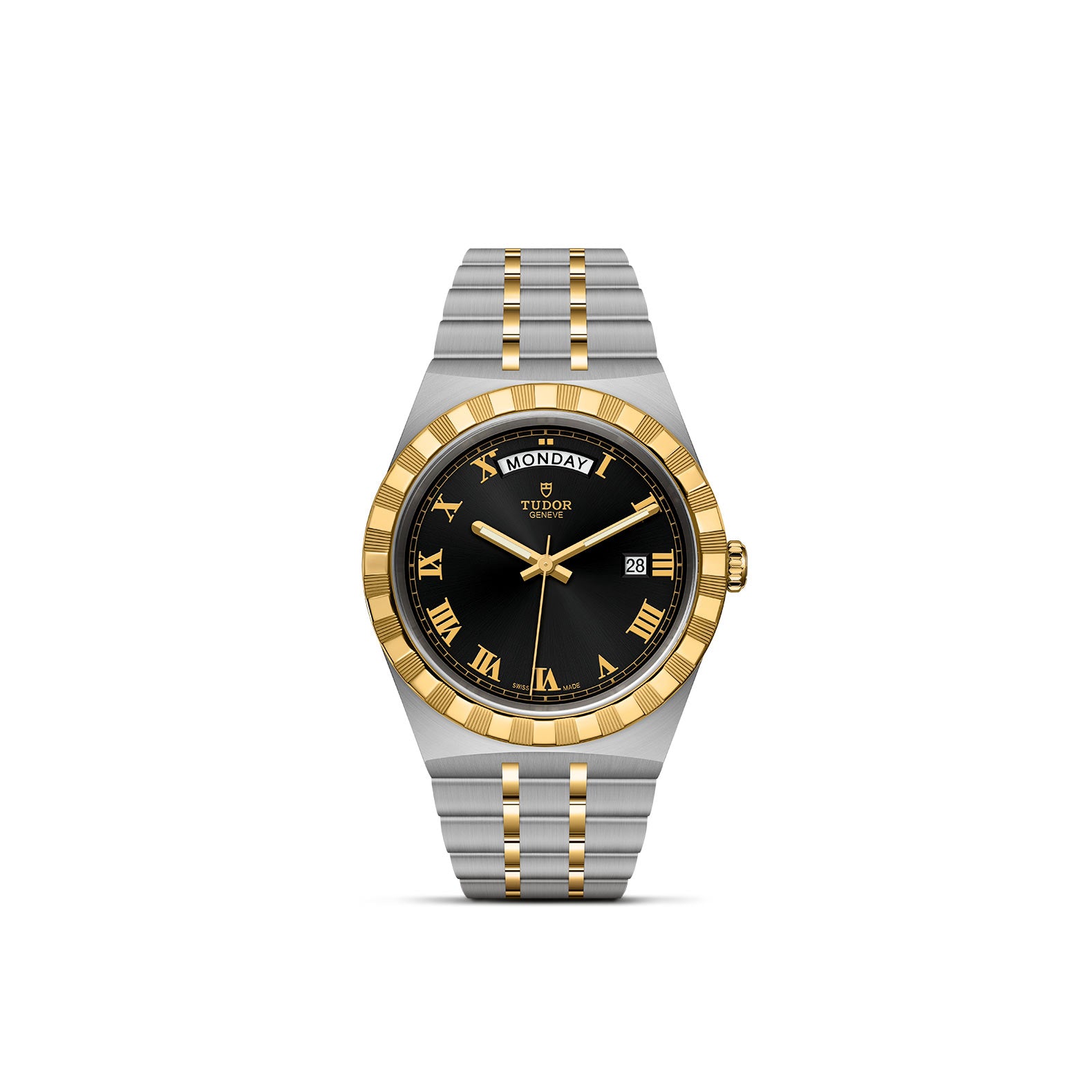TUDOR Royal with 41mm Steel Case and Yellow Gold Bezel