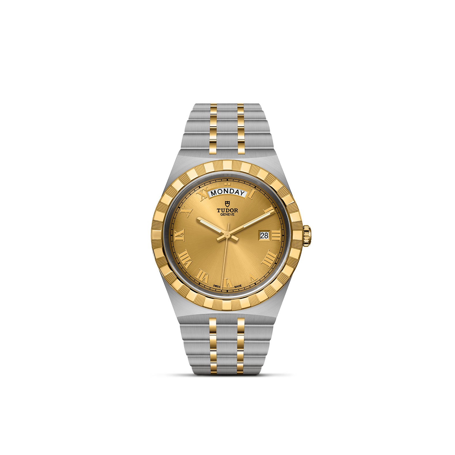 TUDOR Royal with 41mm Steel Case and Yellow Gold Bezel