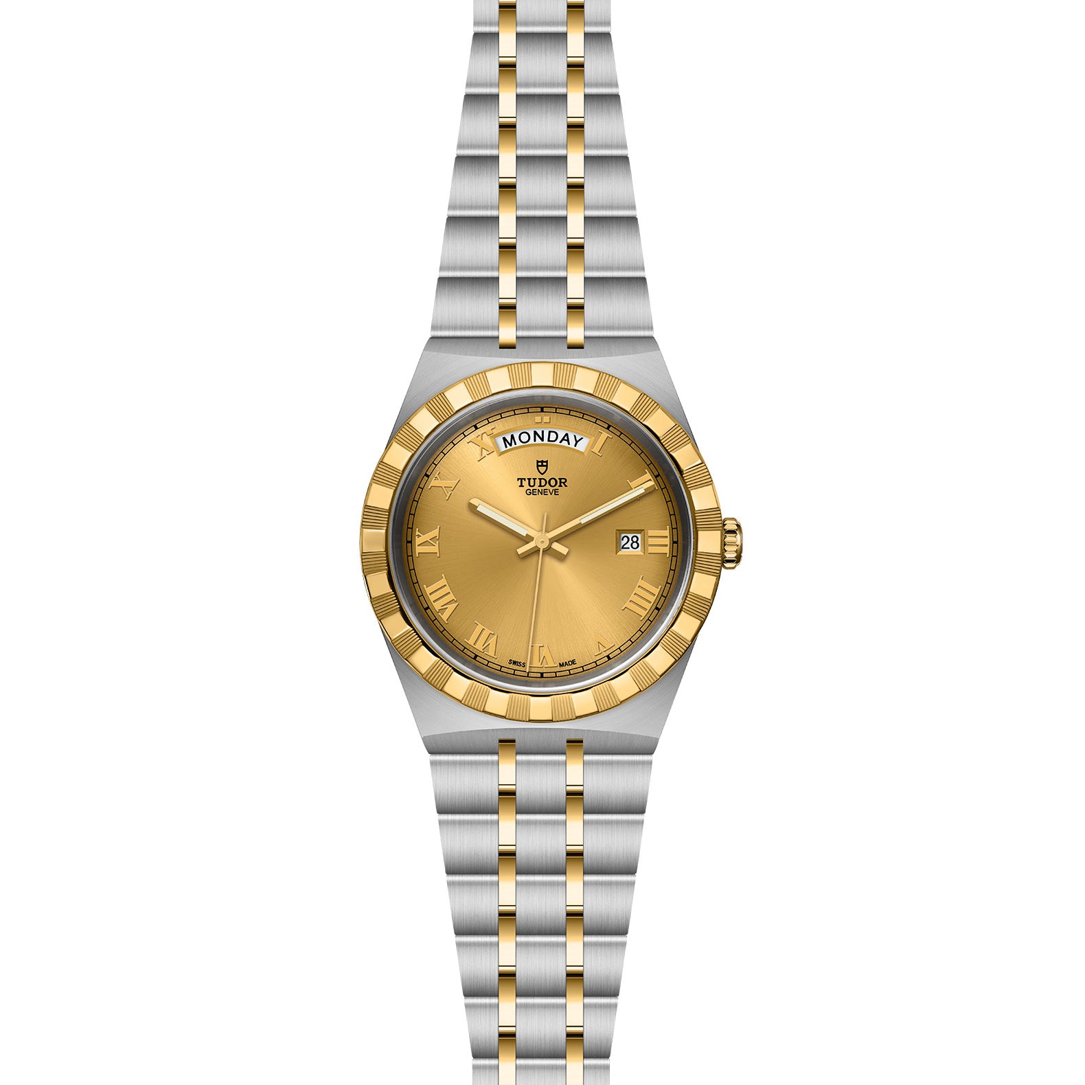 TUDOR Royal with 41mm Steel Case and Yellow Gold Bezel