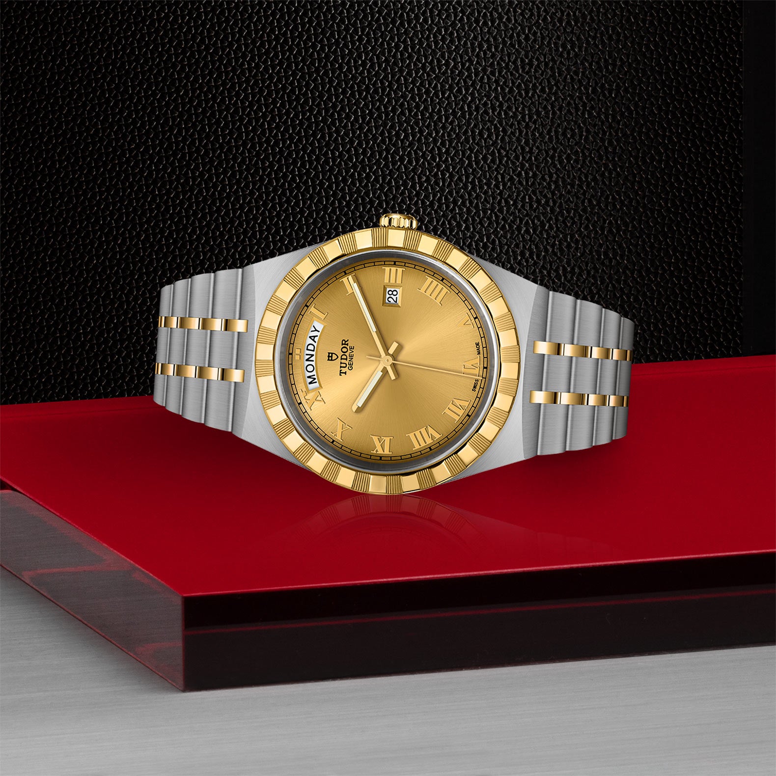 TUDOR Royal with 41mm Steel Case and Yellow Gold Bezel