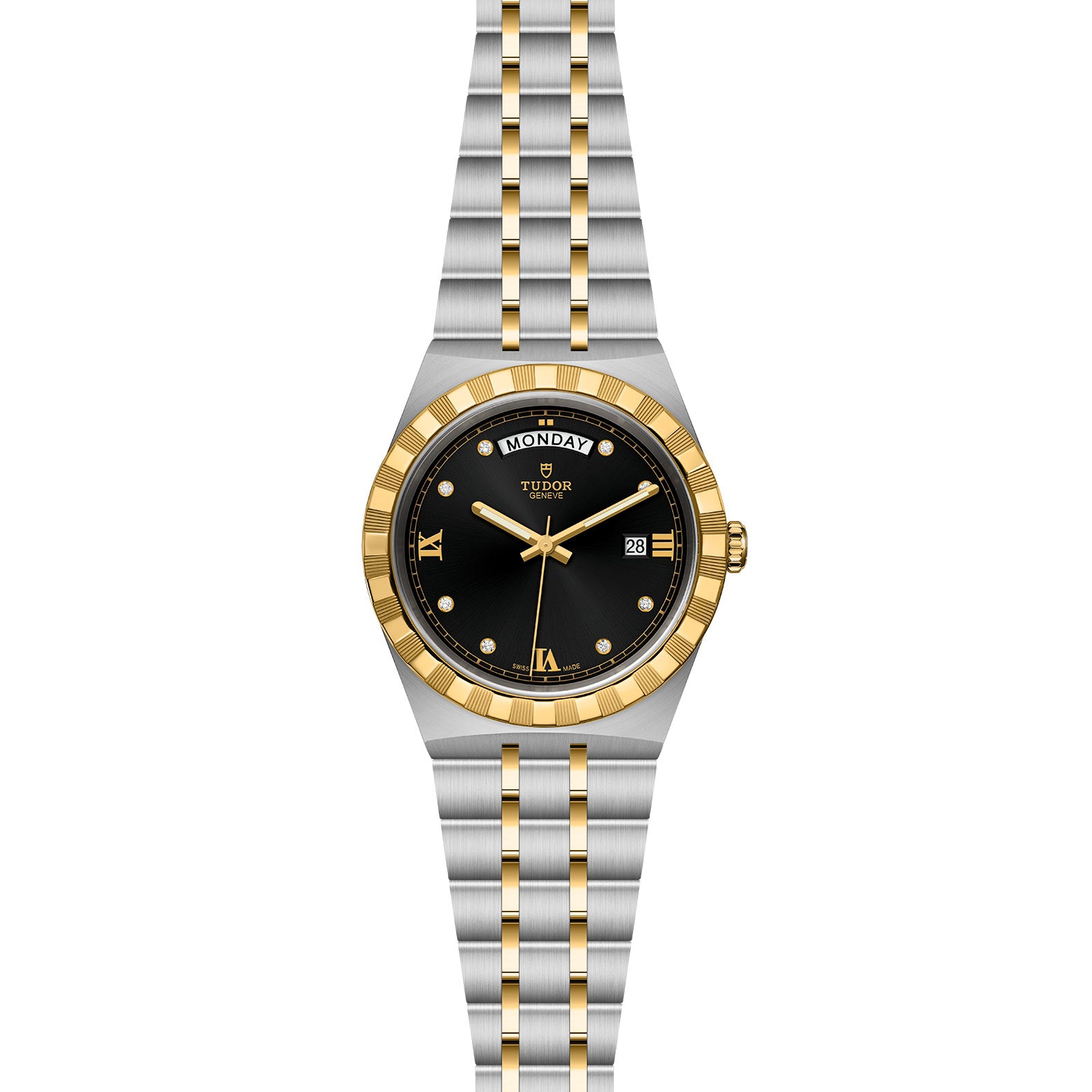 TUDOR Royal with 41mm Steel Case and Diamond-set Dial