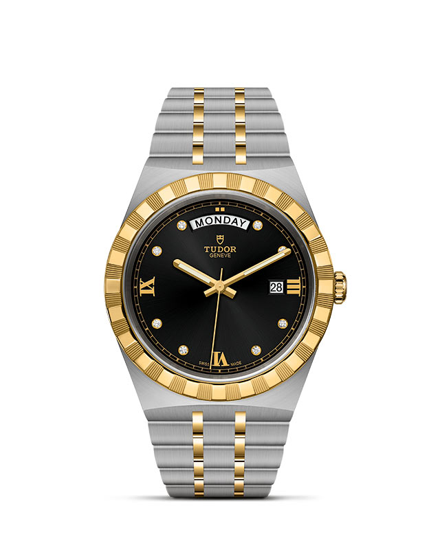 TUDOR Royal with 41mm Steel Case and Diamond-set Dial
