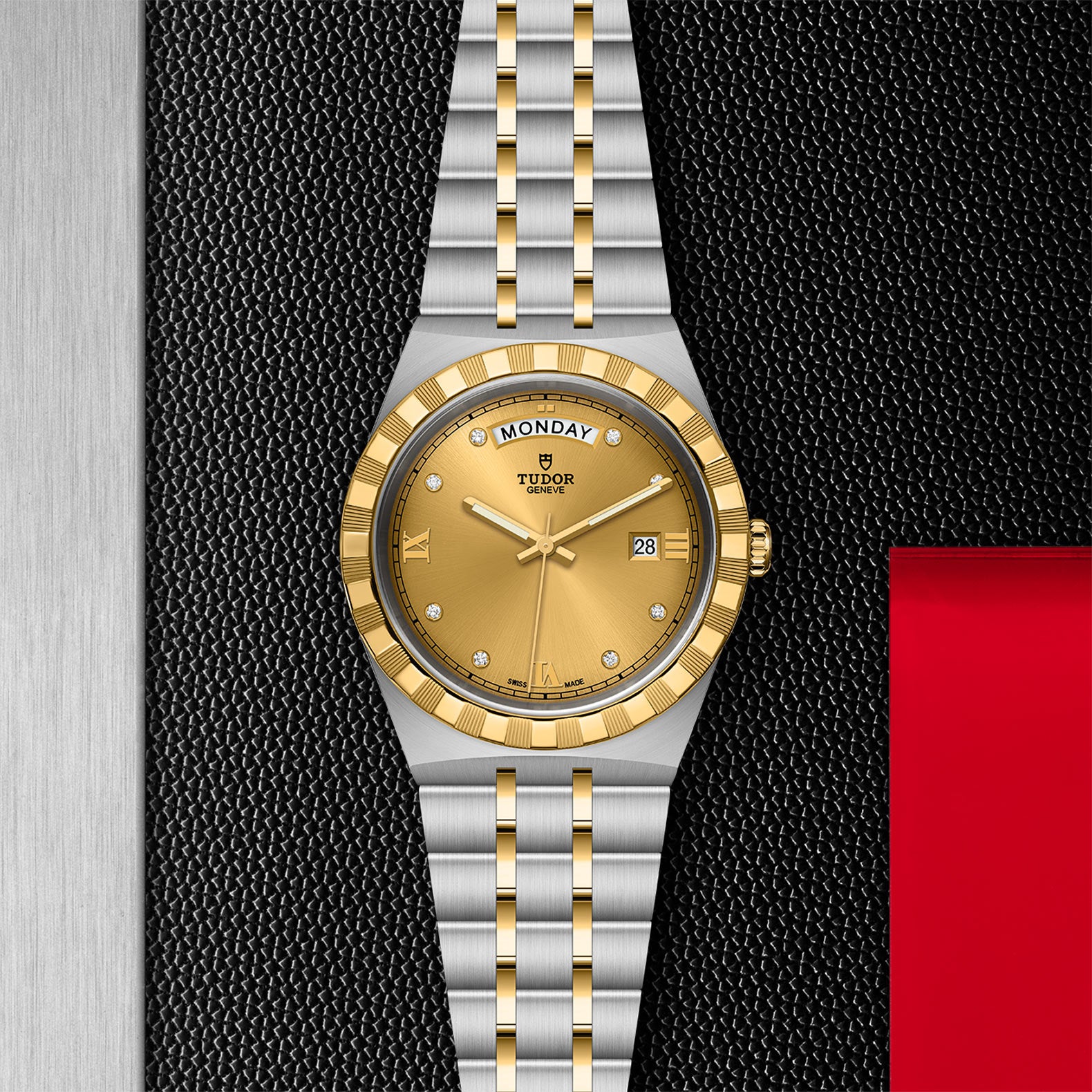 TUDOR Royal with 41mm Steel Case and Diamond-set Dial