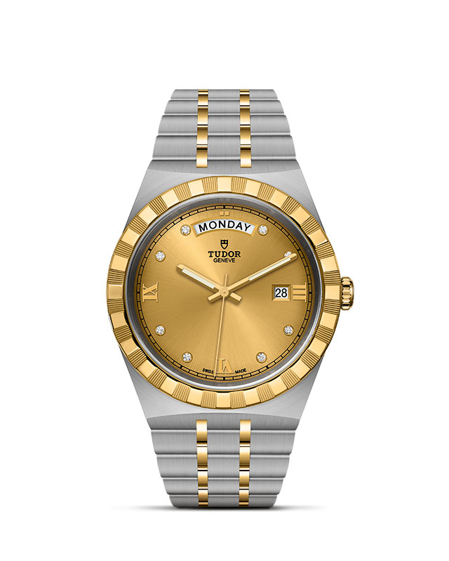 TUDOR Royal with 41mm Steel Case and Diamond-set Dial