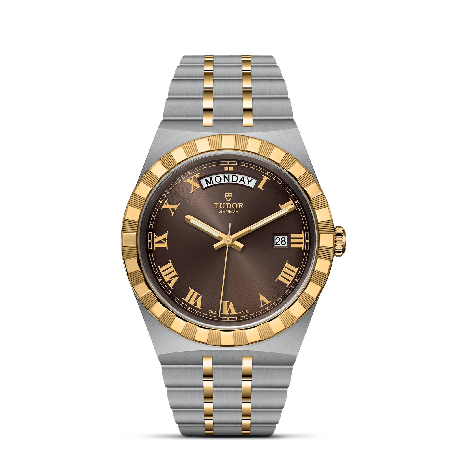 TUDOR Royal with 41mm Steel Case and Yellow Gold Bezel