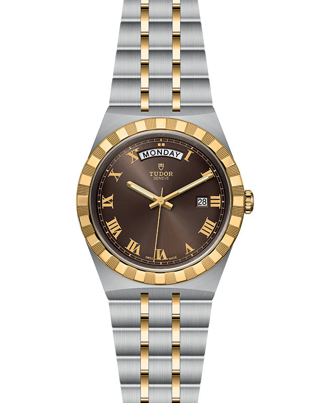 TUDOR Royal with 41mm Steel Case and Yellow Gold Bezel