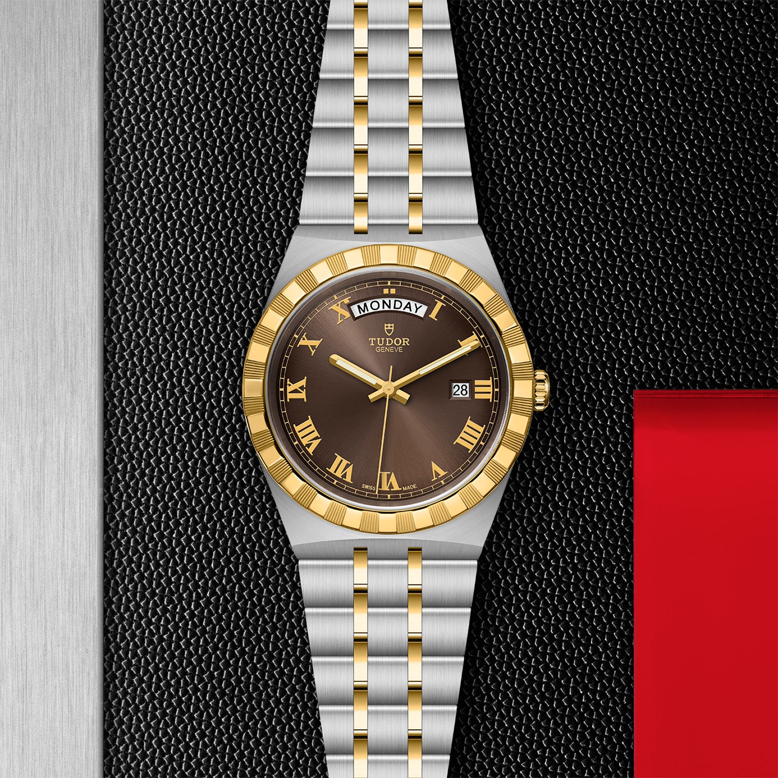 TUDOR Royal with 41mm Steel Case and Yellow Gold Bezel