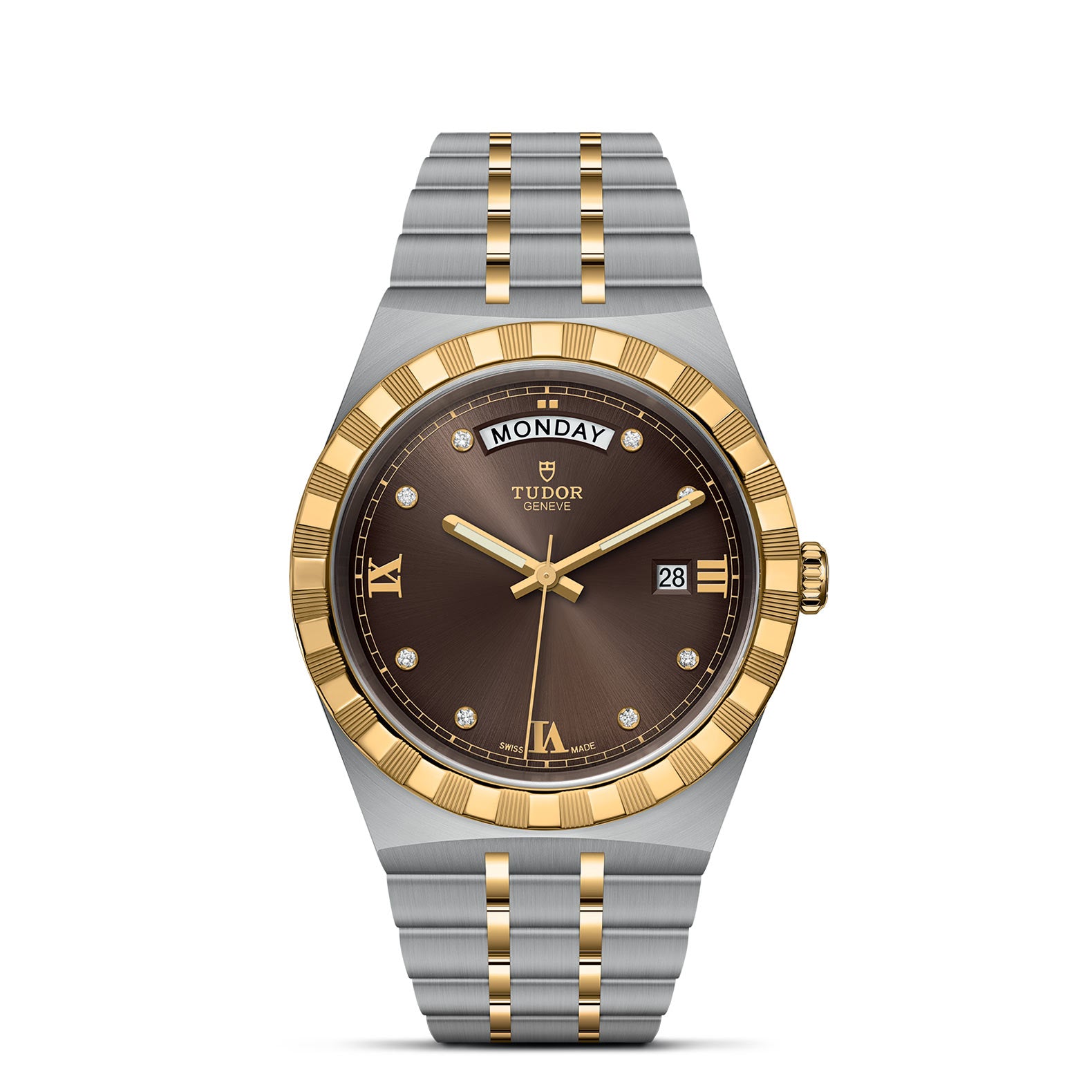 TUDOR Royal with 41mm Steel Case and Diamond-set Dial