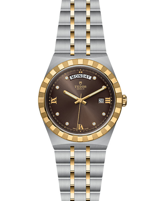 TUDOR Royal with 41mm Steel Case and Diamond-set Dial