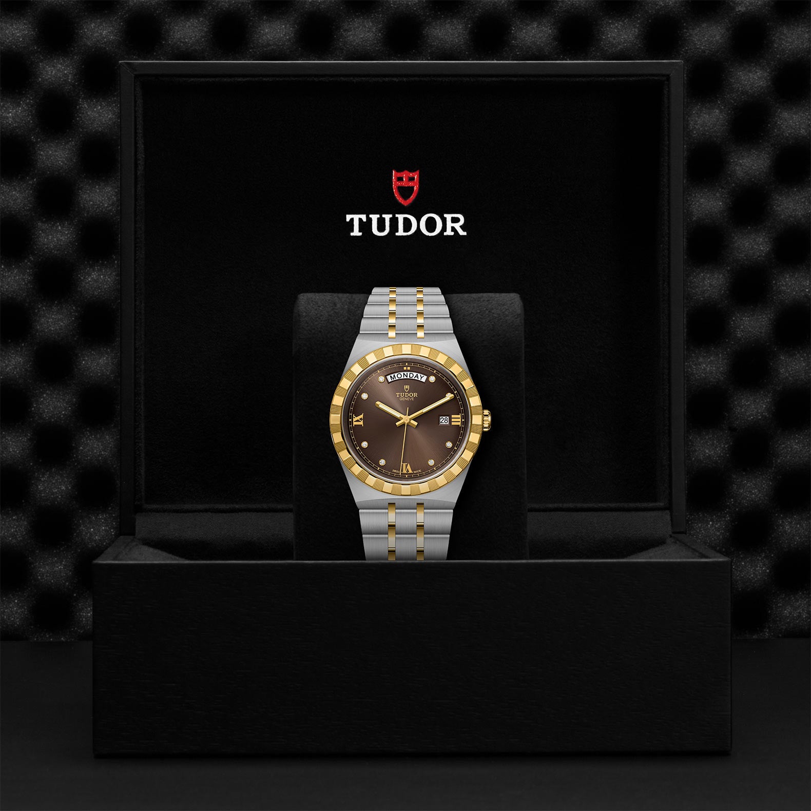 TUDOR Royal with 41mm Steel Case and Diamond-set Dial