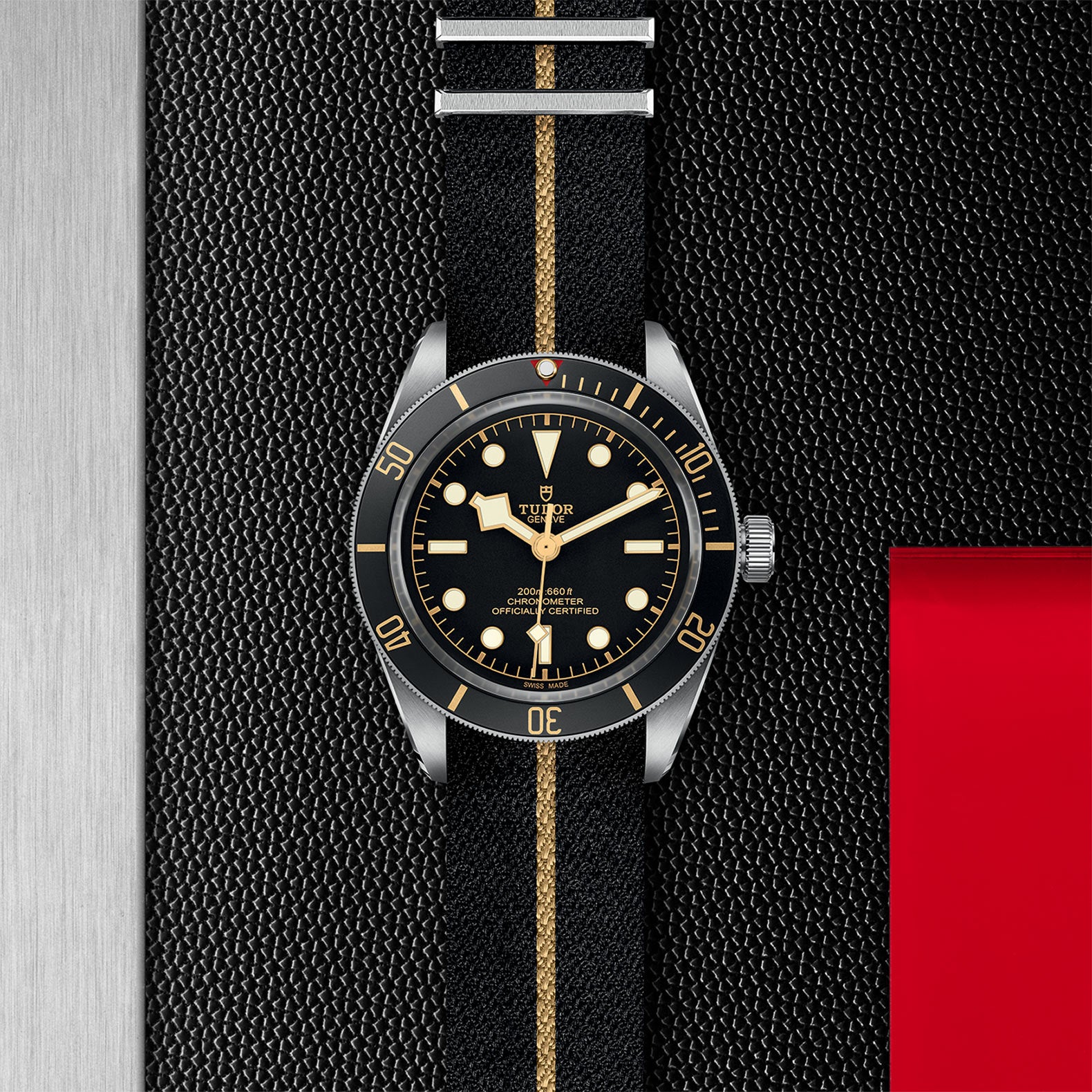 TUDOR Black Bay 58 with 39mm Steel Case and Fabric Strap