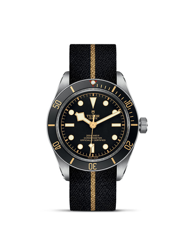 TUDOR Black Bay 58 with 39mm Steel Case and Fabric Strap
