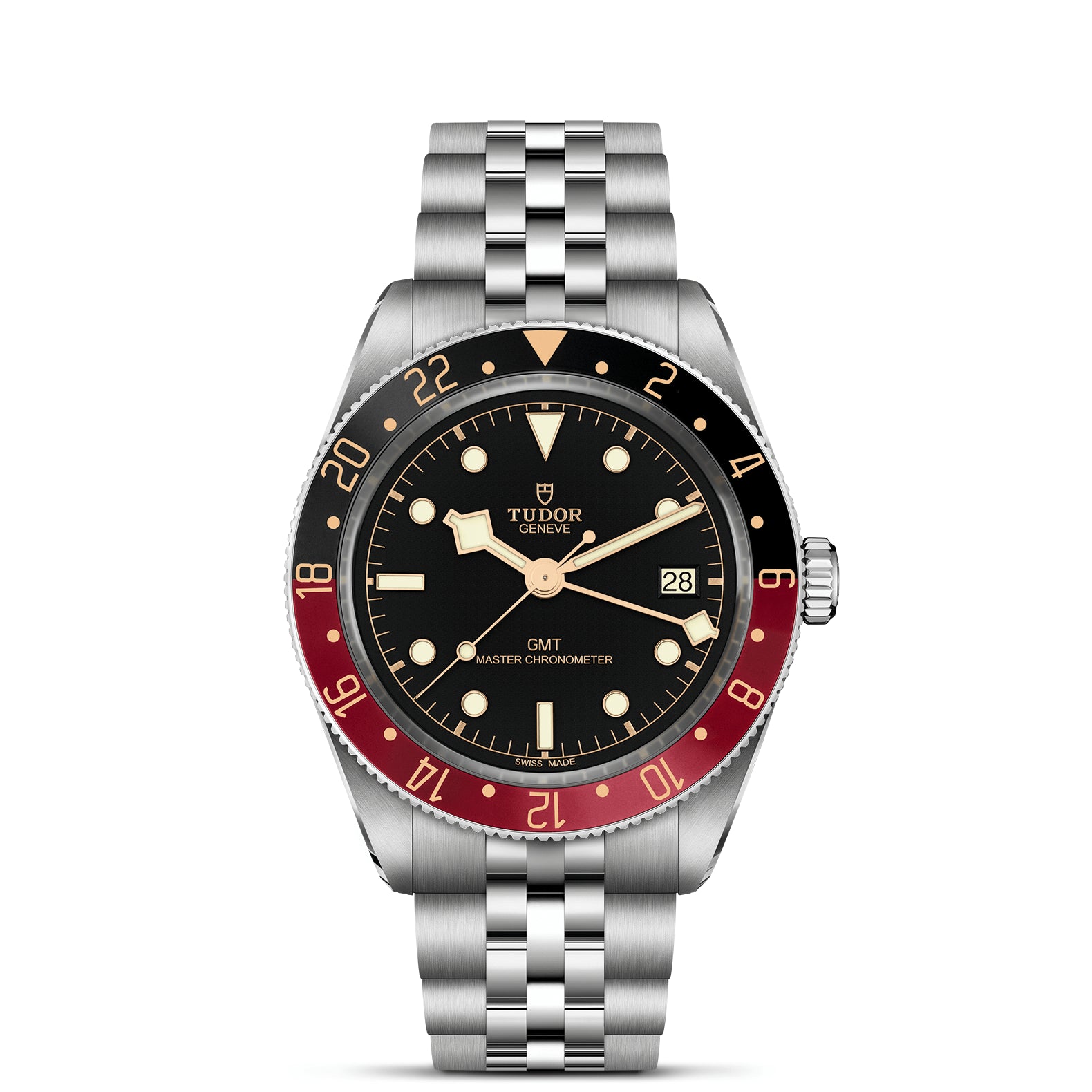 TUDOR Black Bay 58 GMT Black and Burgundy Bezel with Five Link Bracelet