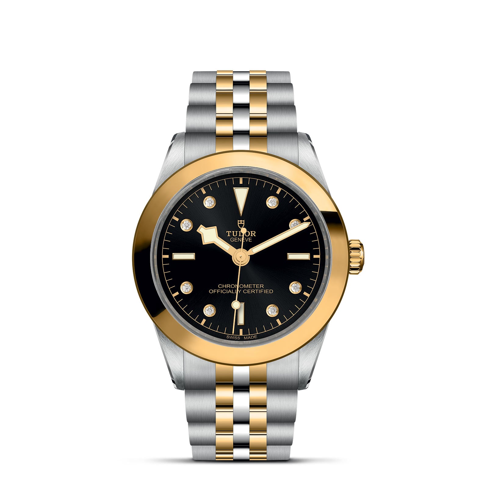 TUDOR Black Bay 39 S&G with 39mm Steel Case and Steel And Yellow Gold Bracelet