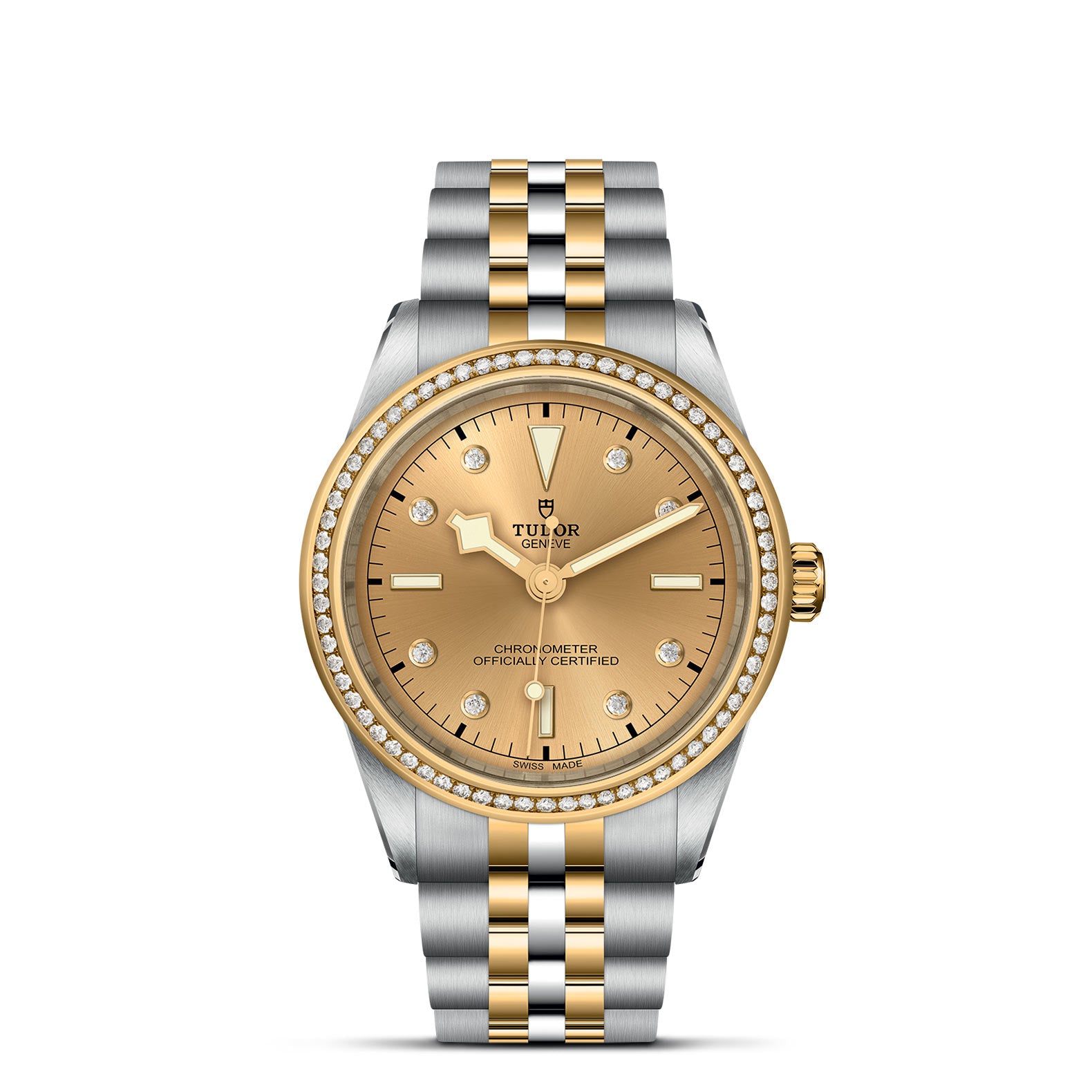 TUDOR Black Bay 39 S&G with 39mm Steel Case and Steel And Yellow Gold Bracelet