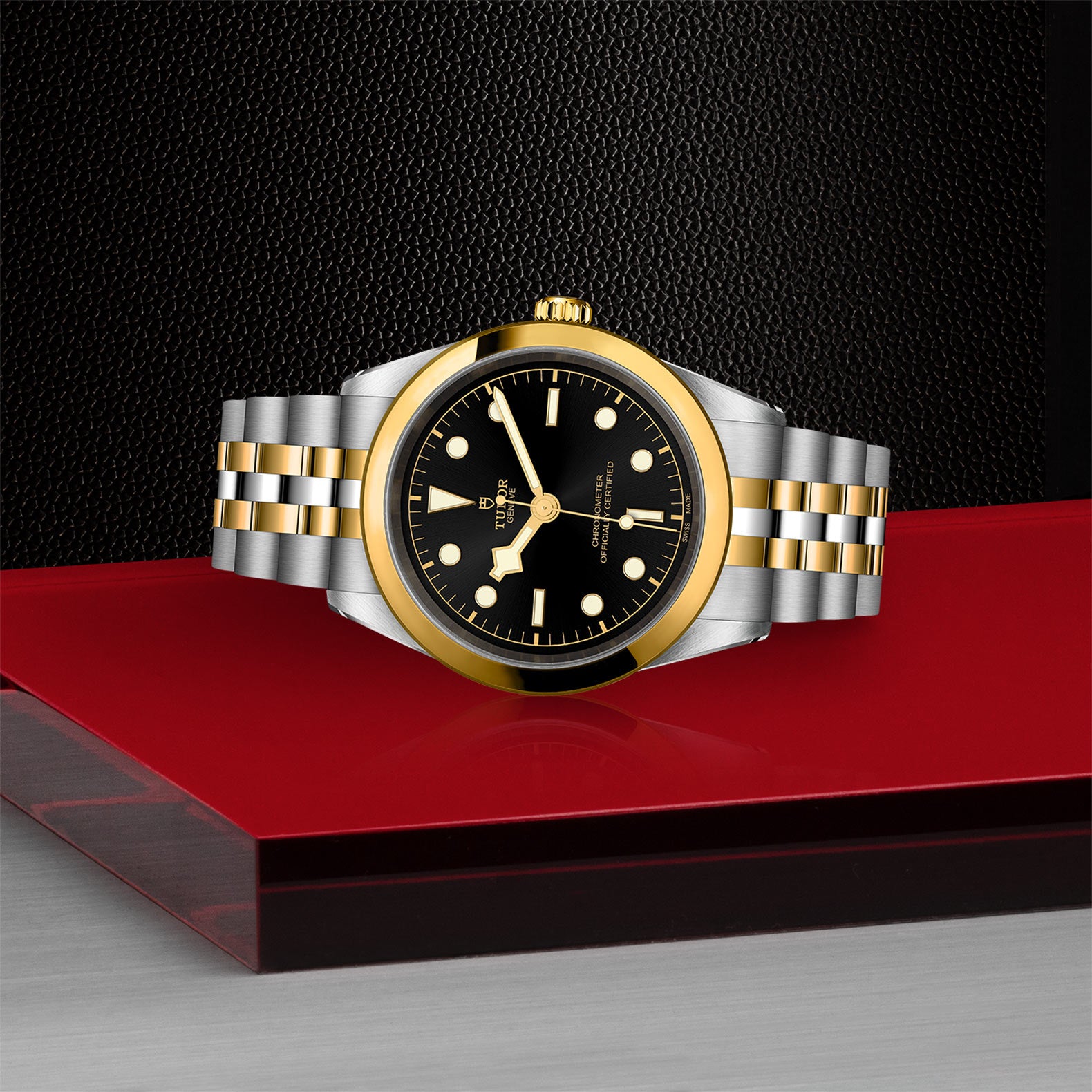 TUDOR Black Bay 41 S&G with 41mm Steel Case and Steel And Yellow Gold Bracelet