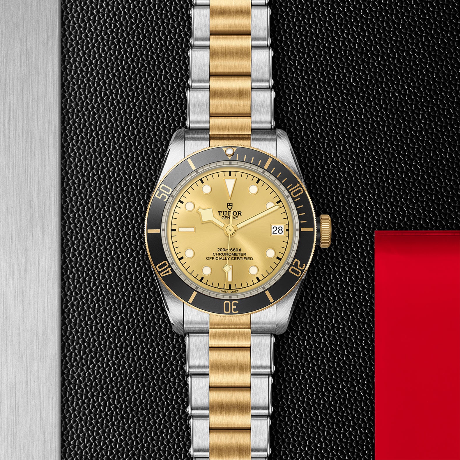 TUDOR Black Bay S&G with 41mm Steel Case and Steel And Yellow Gold Bracelet
