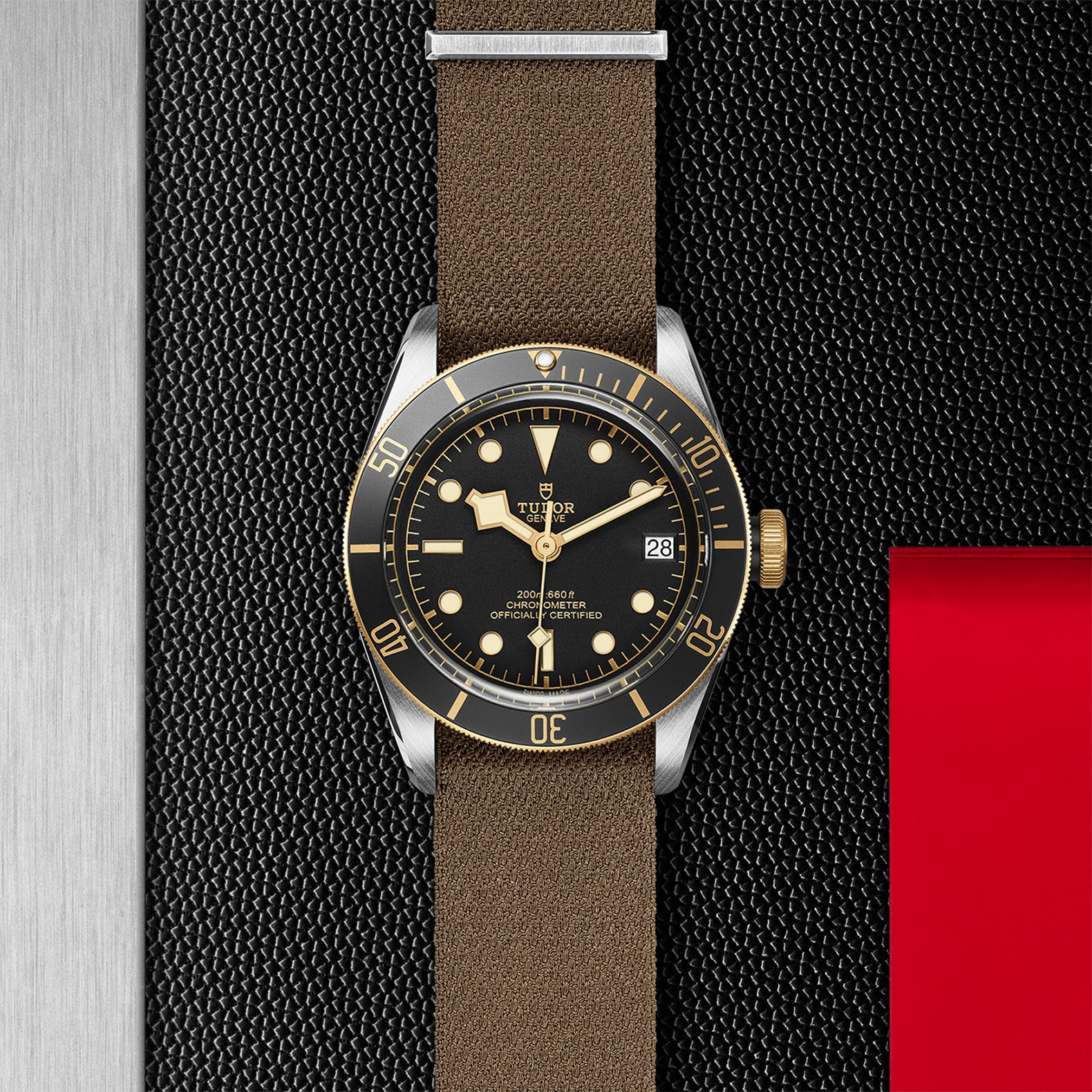 TUDOR Black Bay S&G with 41mm Steel Case and Fabric Strap