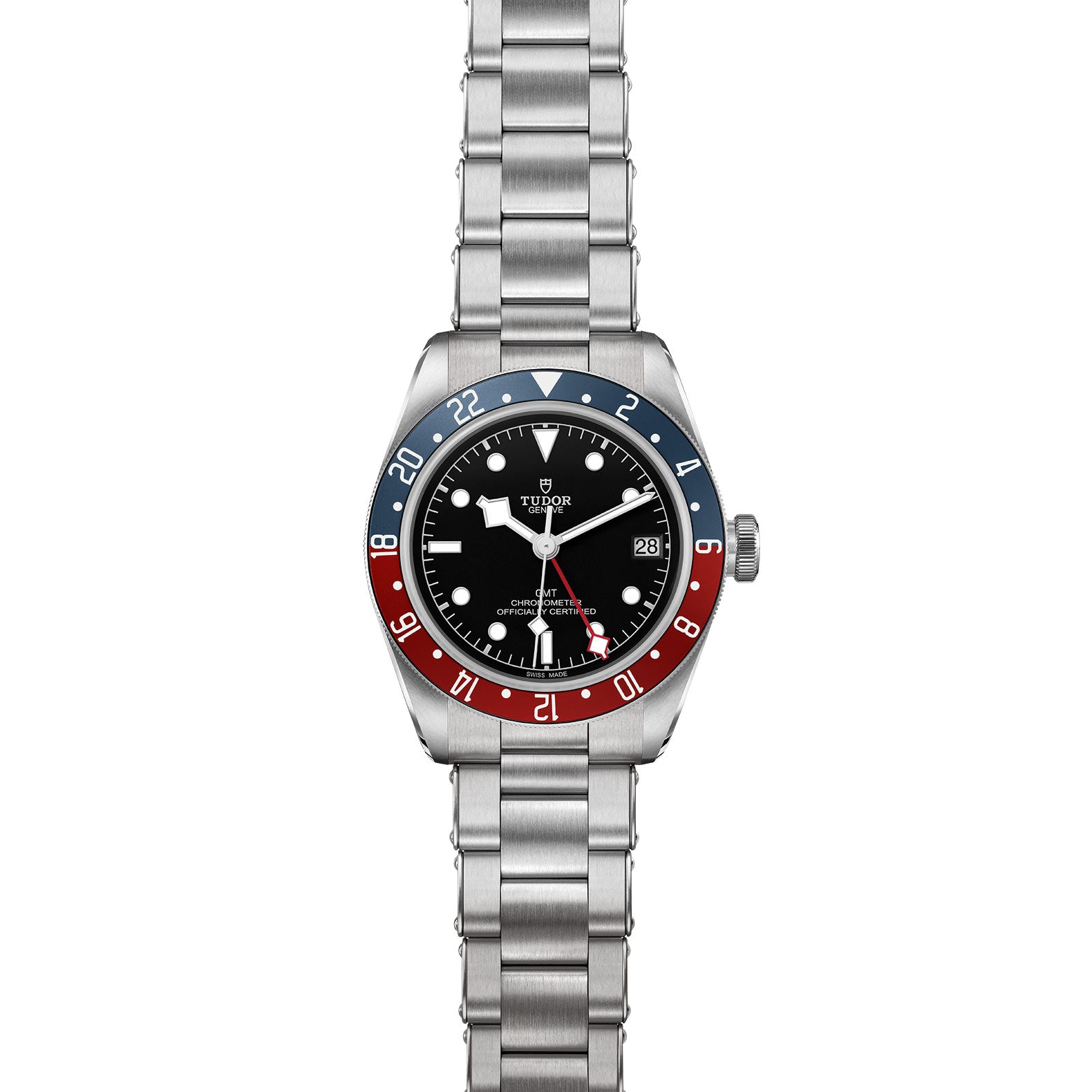 TUDOR Black Bay GMT with 41mm Steel Case and Steel Bracelet