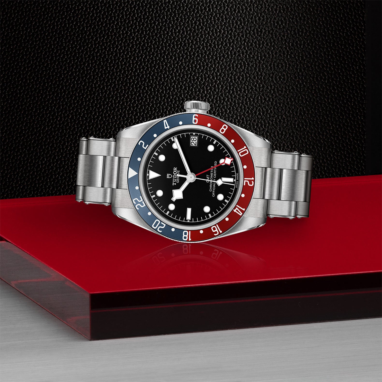 TUDOR Black Bay GMT with 41mm Steel Case and Steel Bracelet