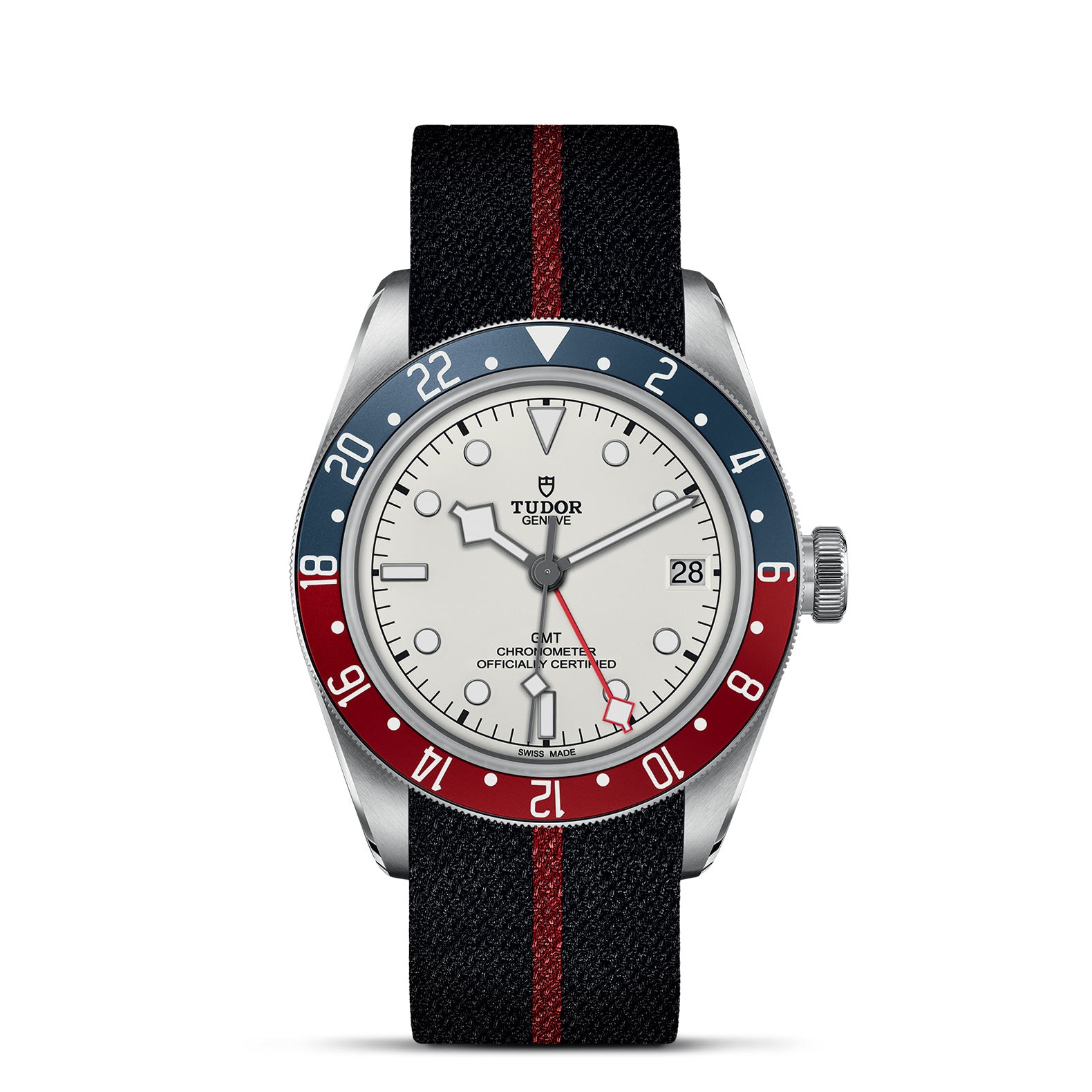 TUDOR Black Bay GMT with 41mm Steel Case and Fabric Strap