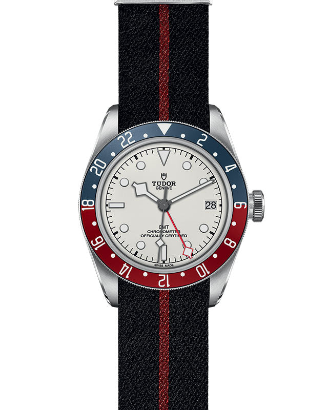 TUDOR Black Bay GMT with 41mm Steel Case and Fabric Strap