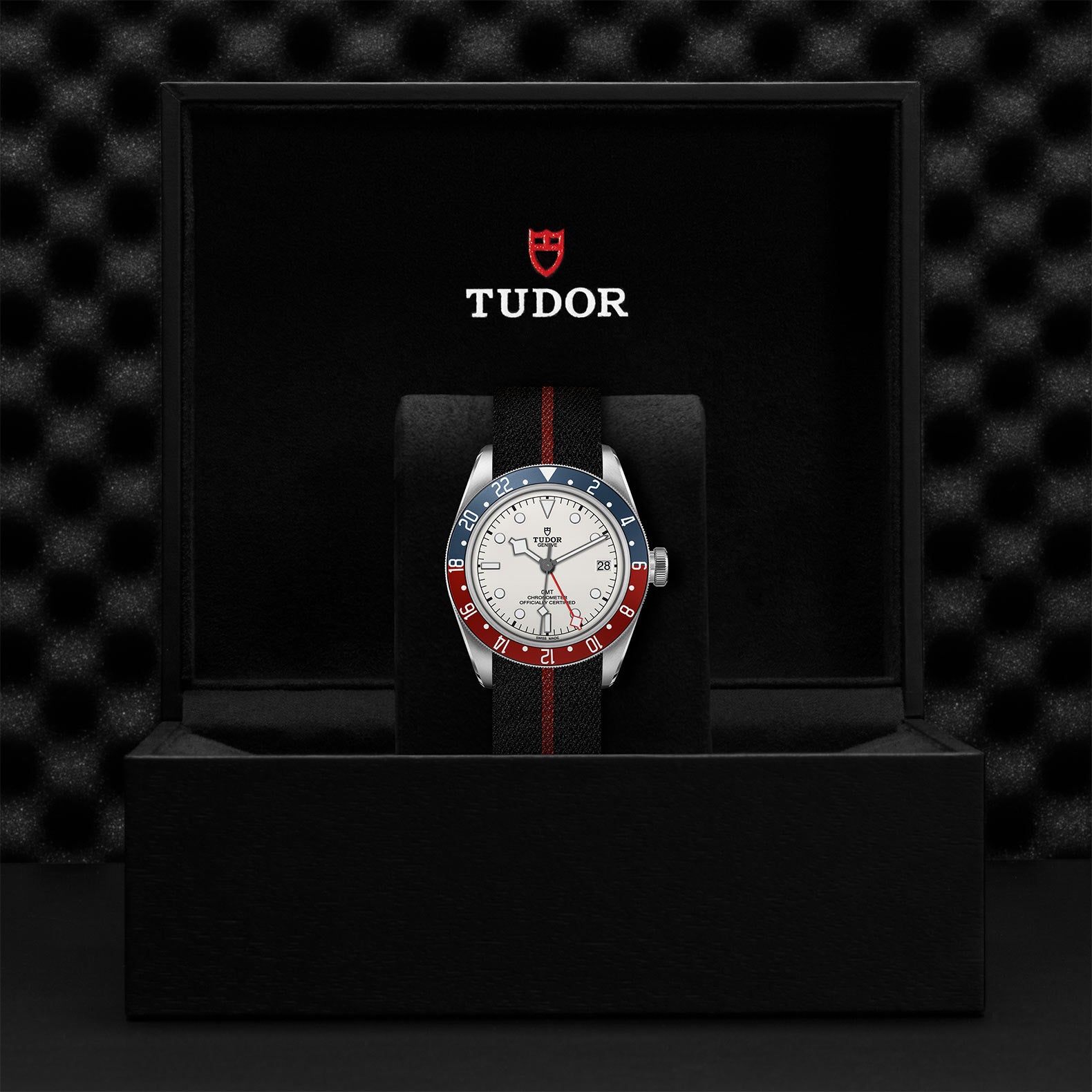 TUDOR Black Bay GMT with 41mm Steel Case and Fabric Strap