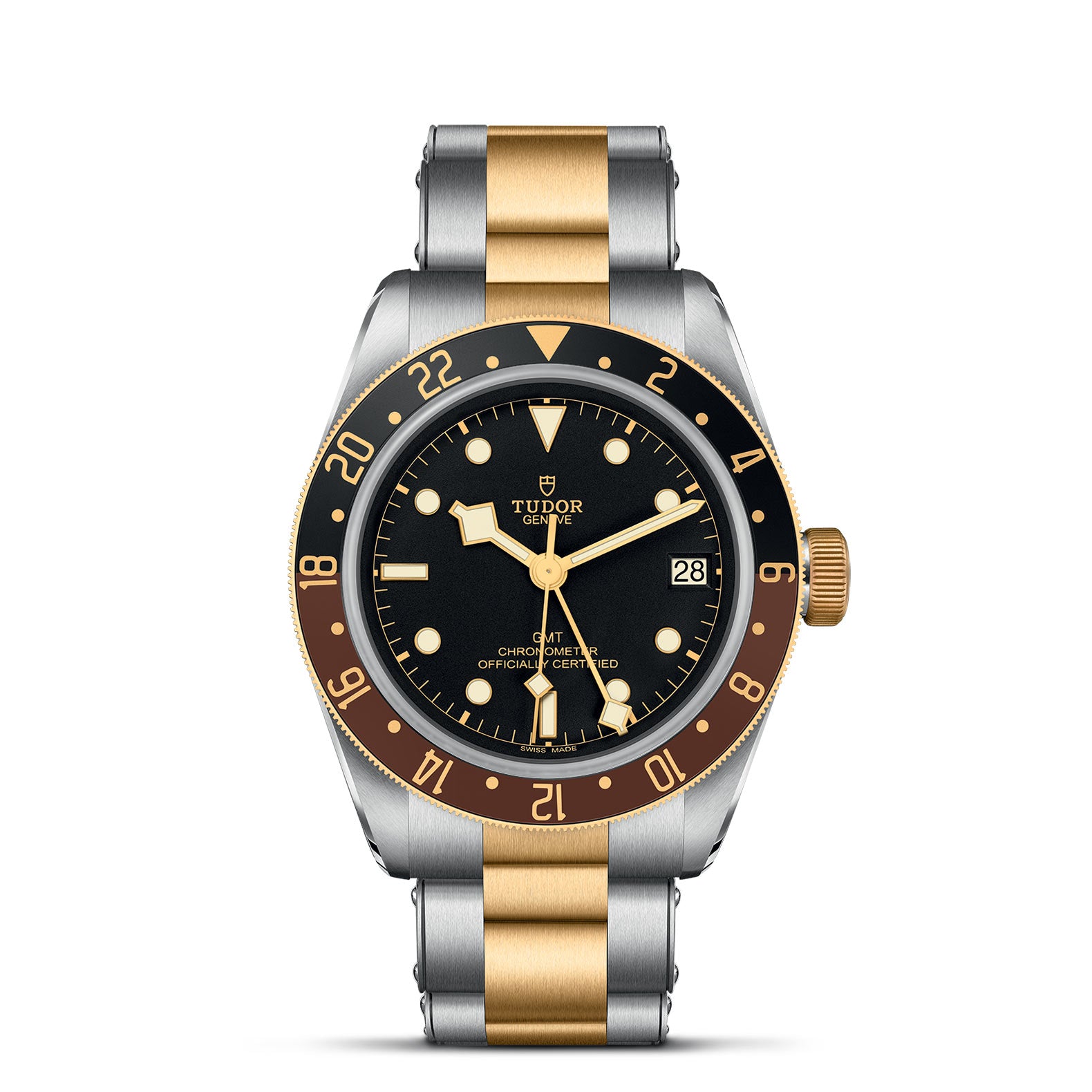 TUDOR Black Bay GMT S&G with 41mm Steel Case and Steel And Yellow Gold Bracelet