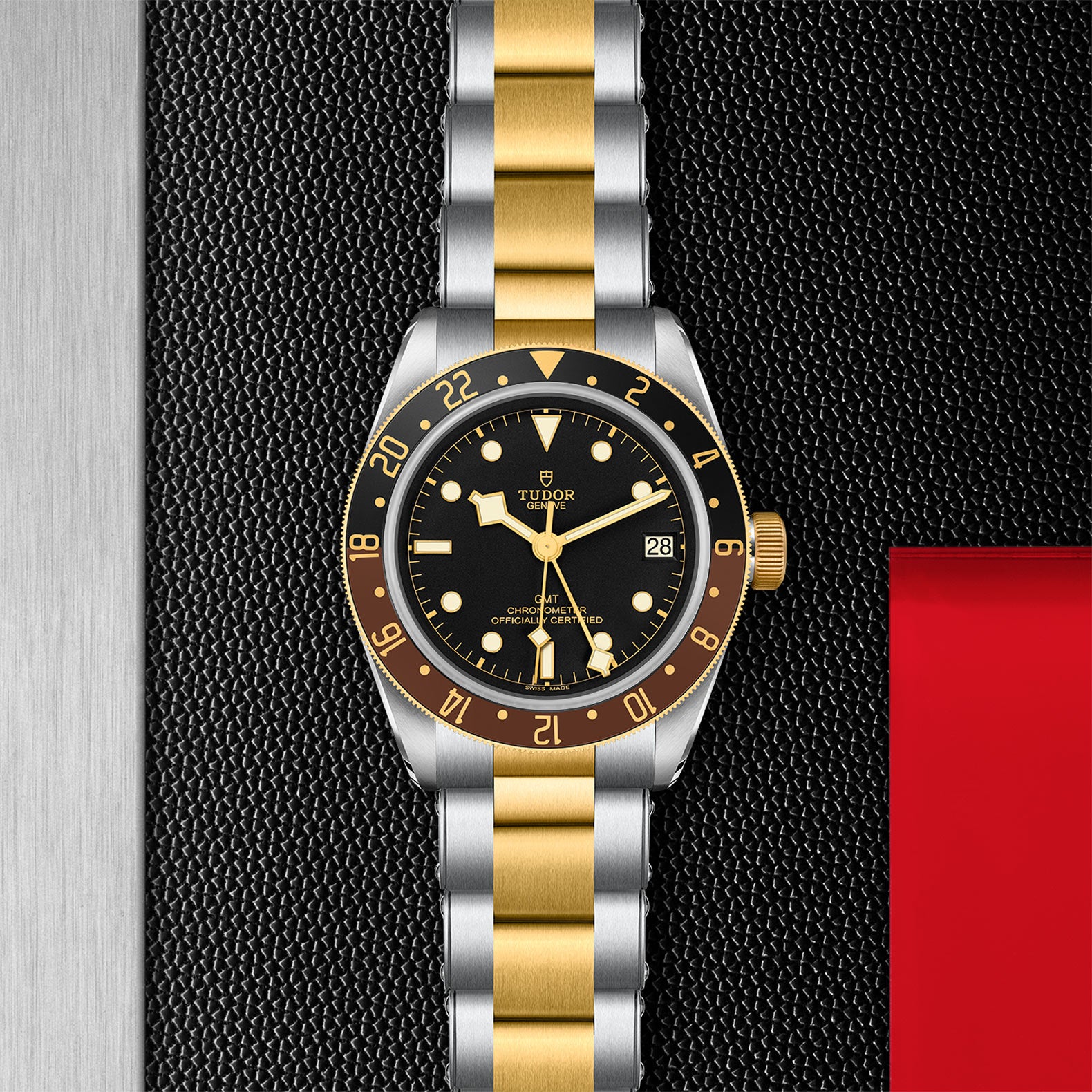 TUDOR Black Bay GMT S&G with 41mm Steel Case and Steel And Yellow Gold Bracelet