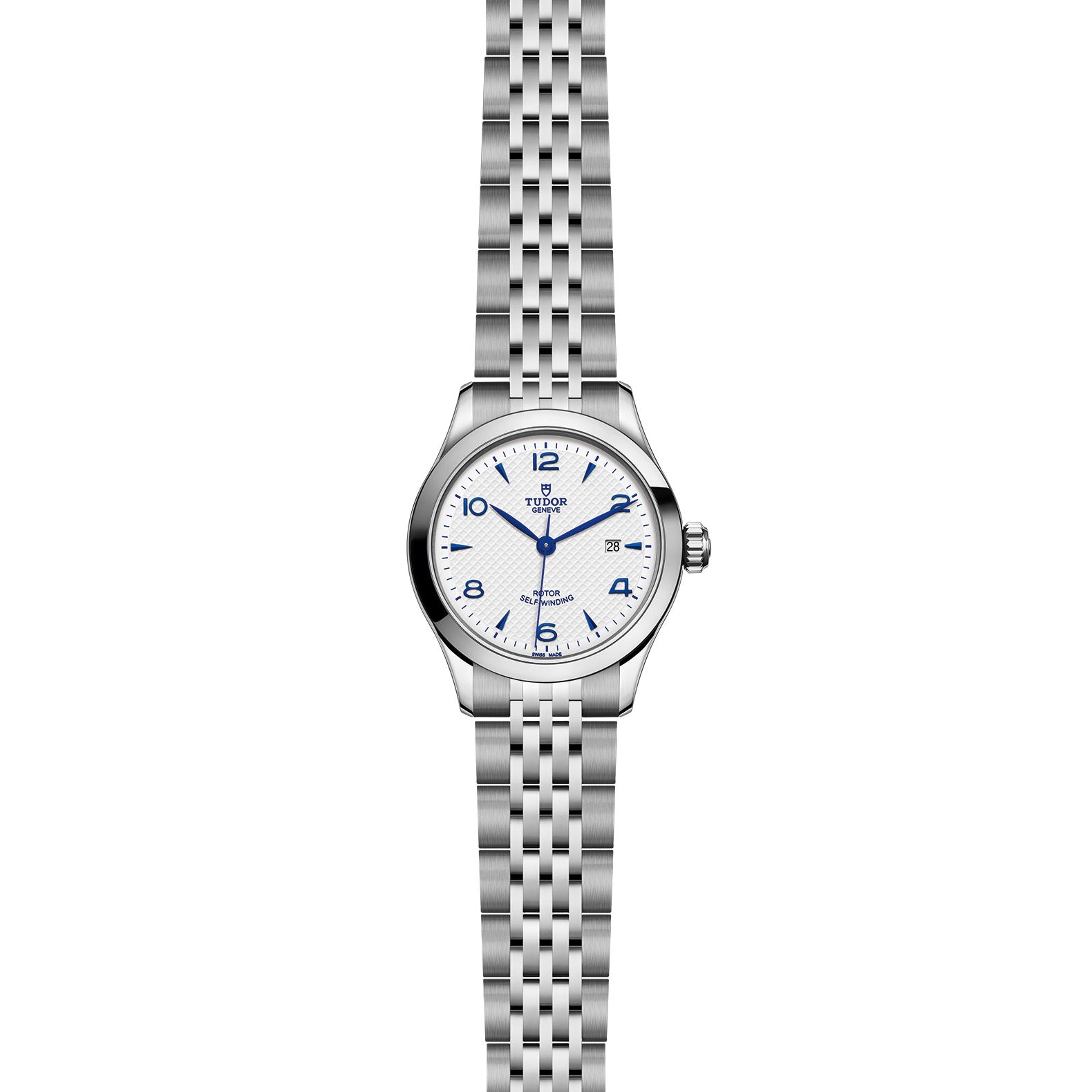 TUDOR 1926 with 28mm Steel Case and Opaline And Blue Dial