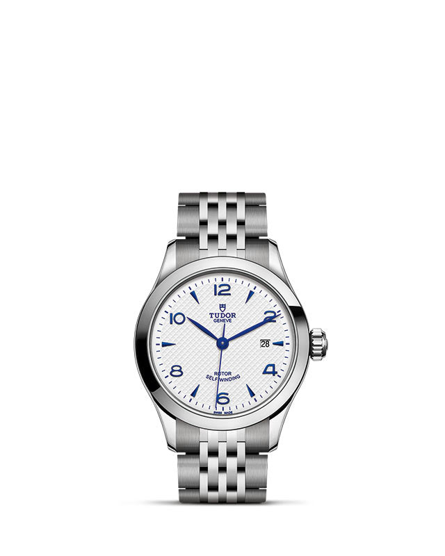 TUDOR 1926 with 28mm Steel Case and Opaline And Blue Dial