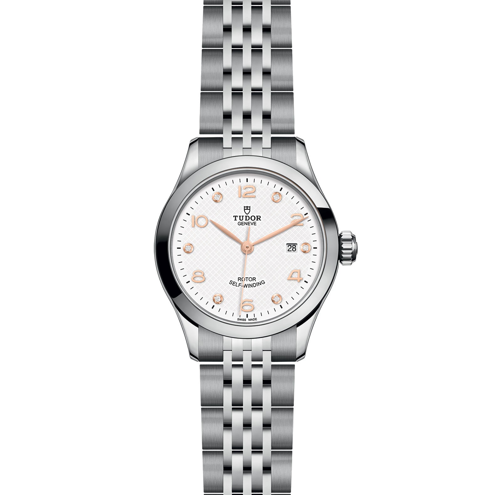 TUDOR 1926 with 28mm Steel Case and White Diamond-set Dial