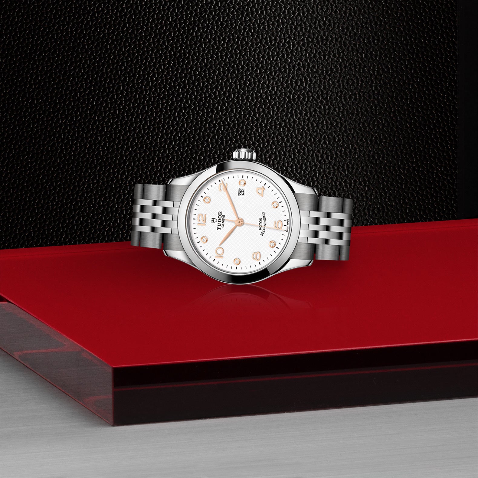 TUDOR 1926 with 28mm Steel Case and White Diamond-set Dial