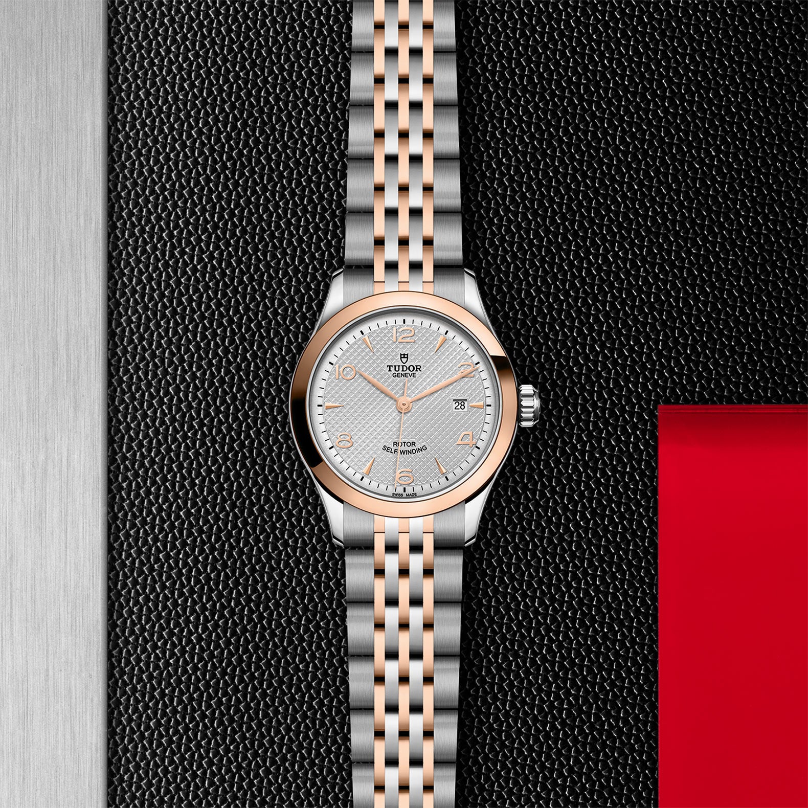 TUDOR 1926 with 28mm Steel Case and Rose Gold Bezel