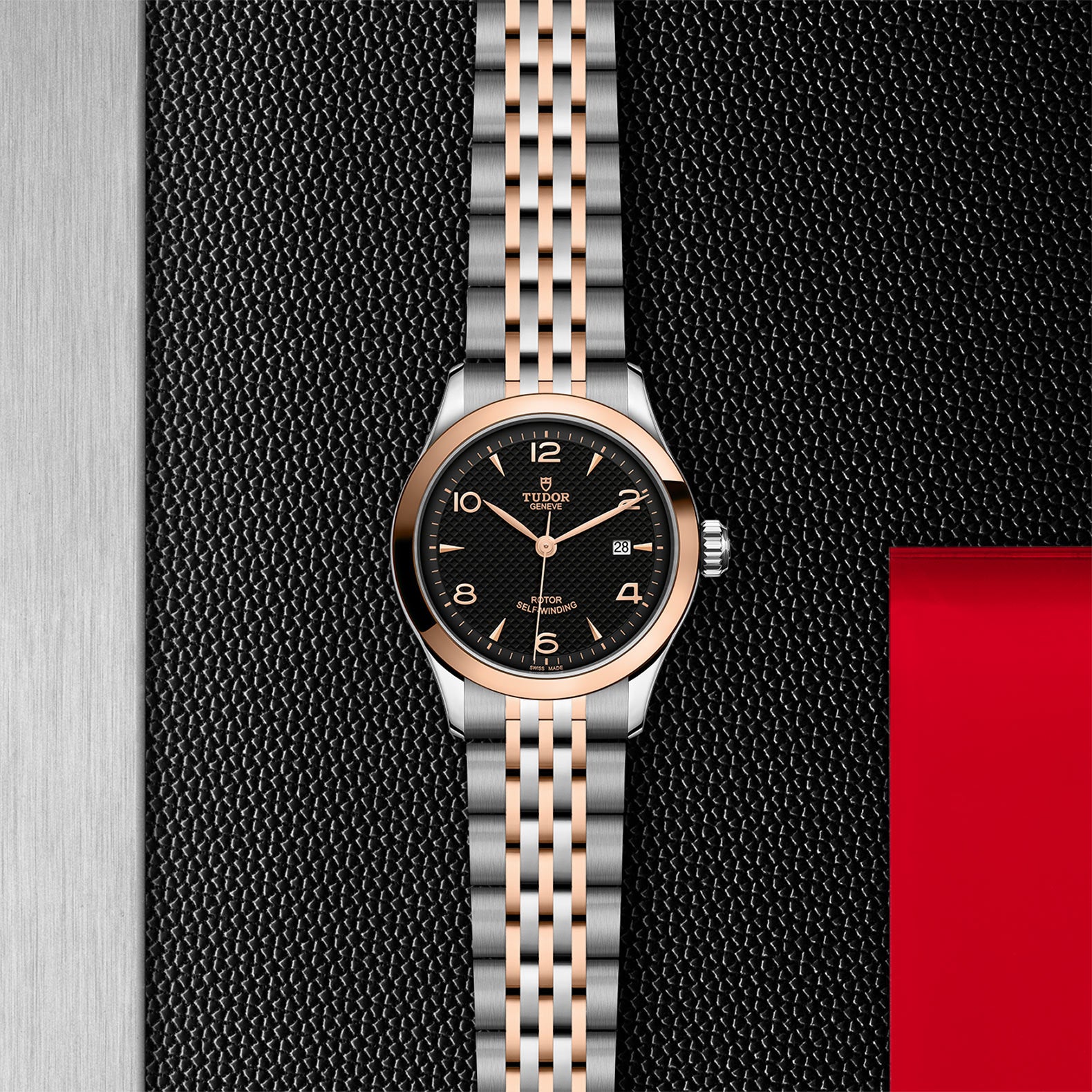 TUDOR 1926 with 28mm Steel Case and Rose Gold Bezel