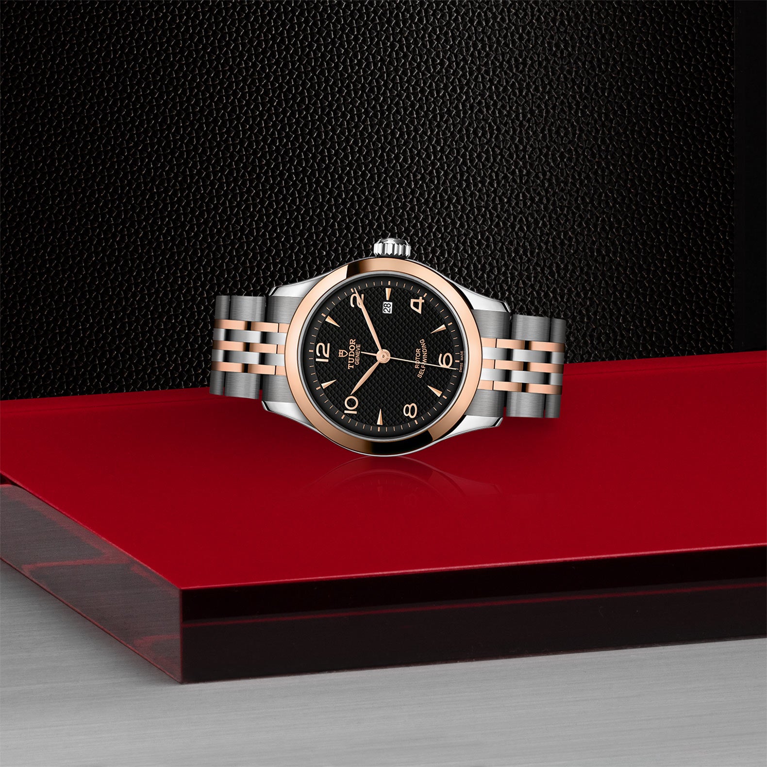 TUDOR 1926 with 28mm Steel Case and Rose Gold Bezel