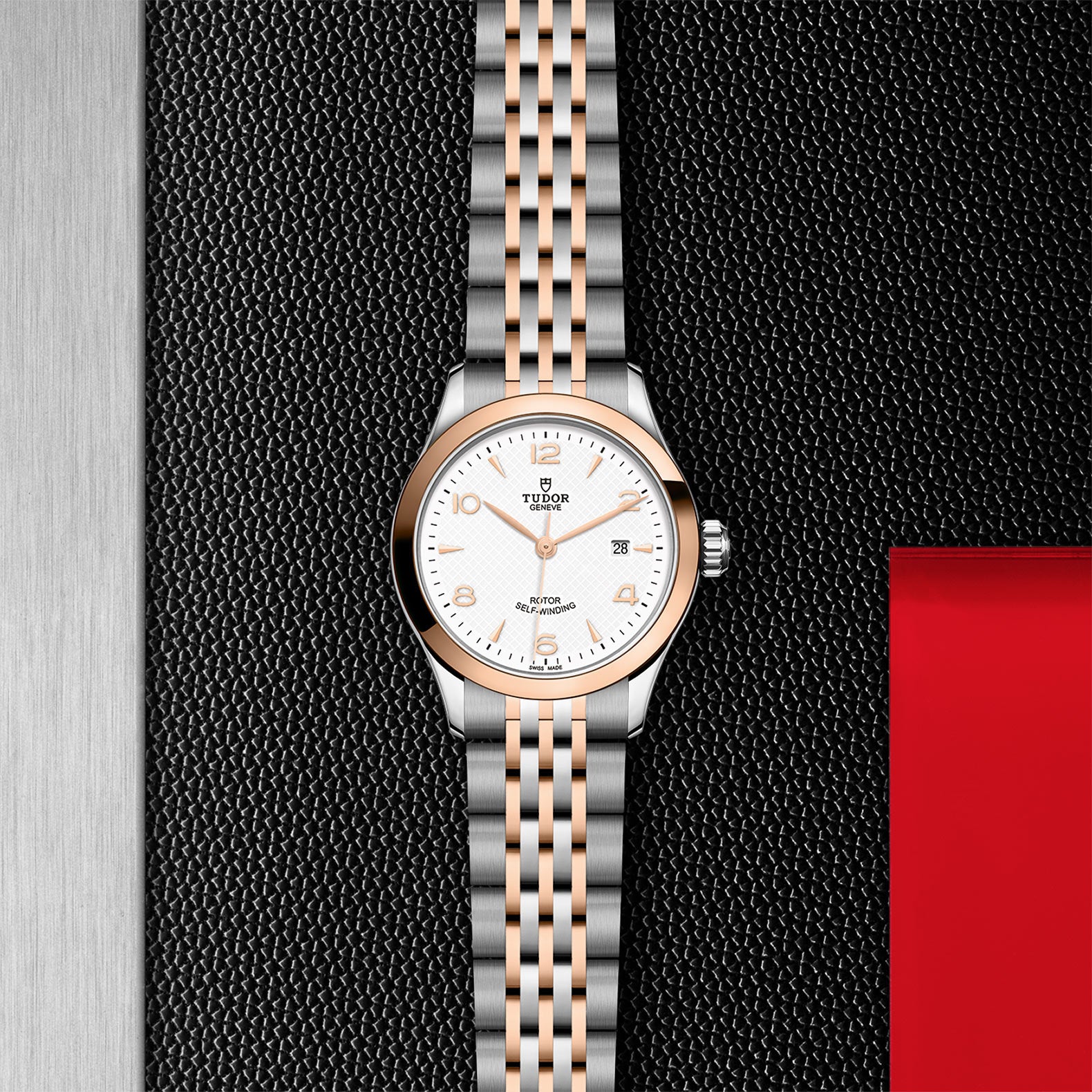 TUDOR 1926 with 28mm Steel Case and Rose Gold Bezel