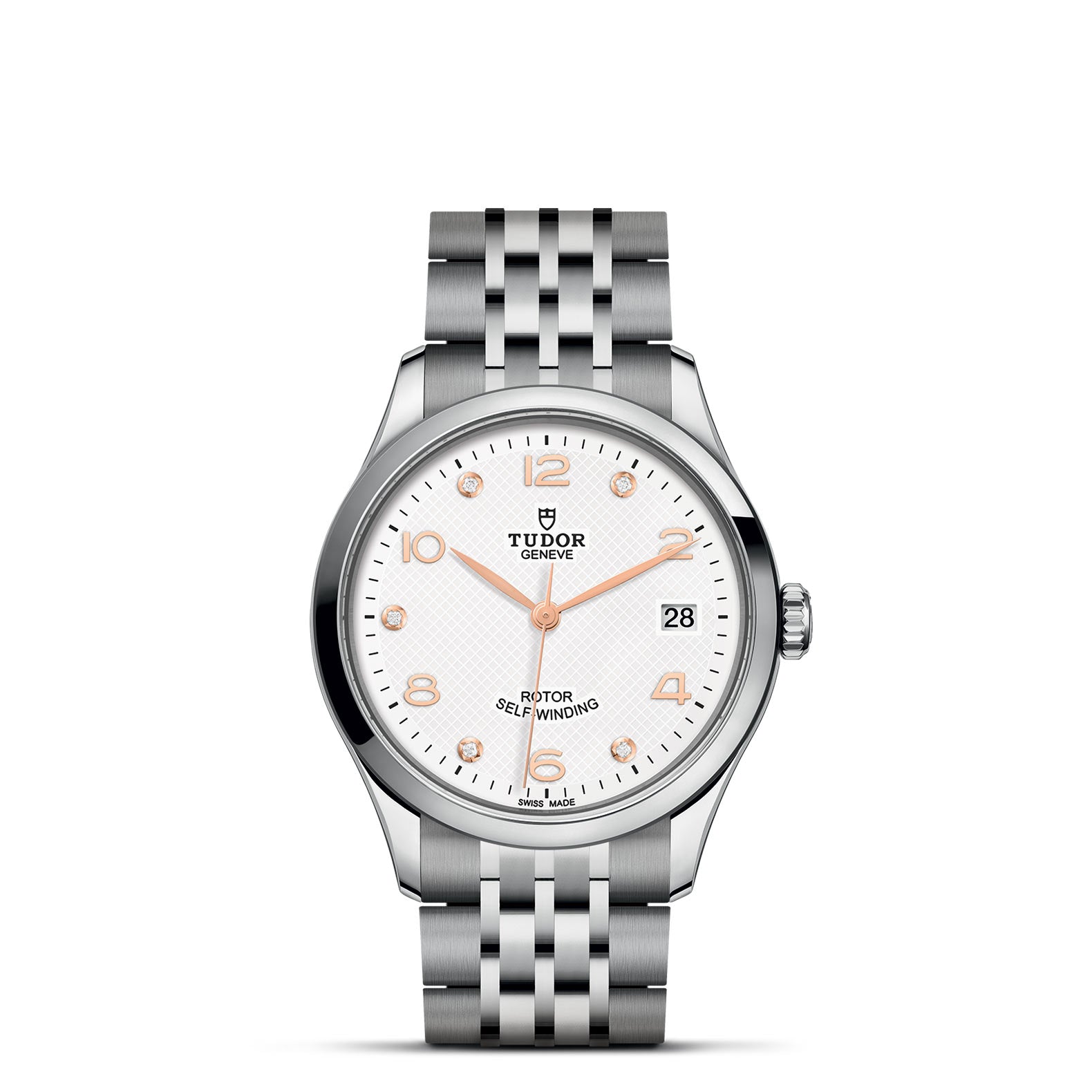 TUDOR 1926 with 36mm Steel Case and White Diamond-set Dial