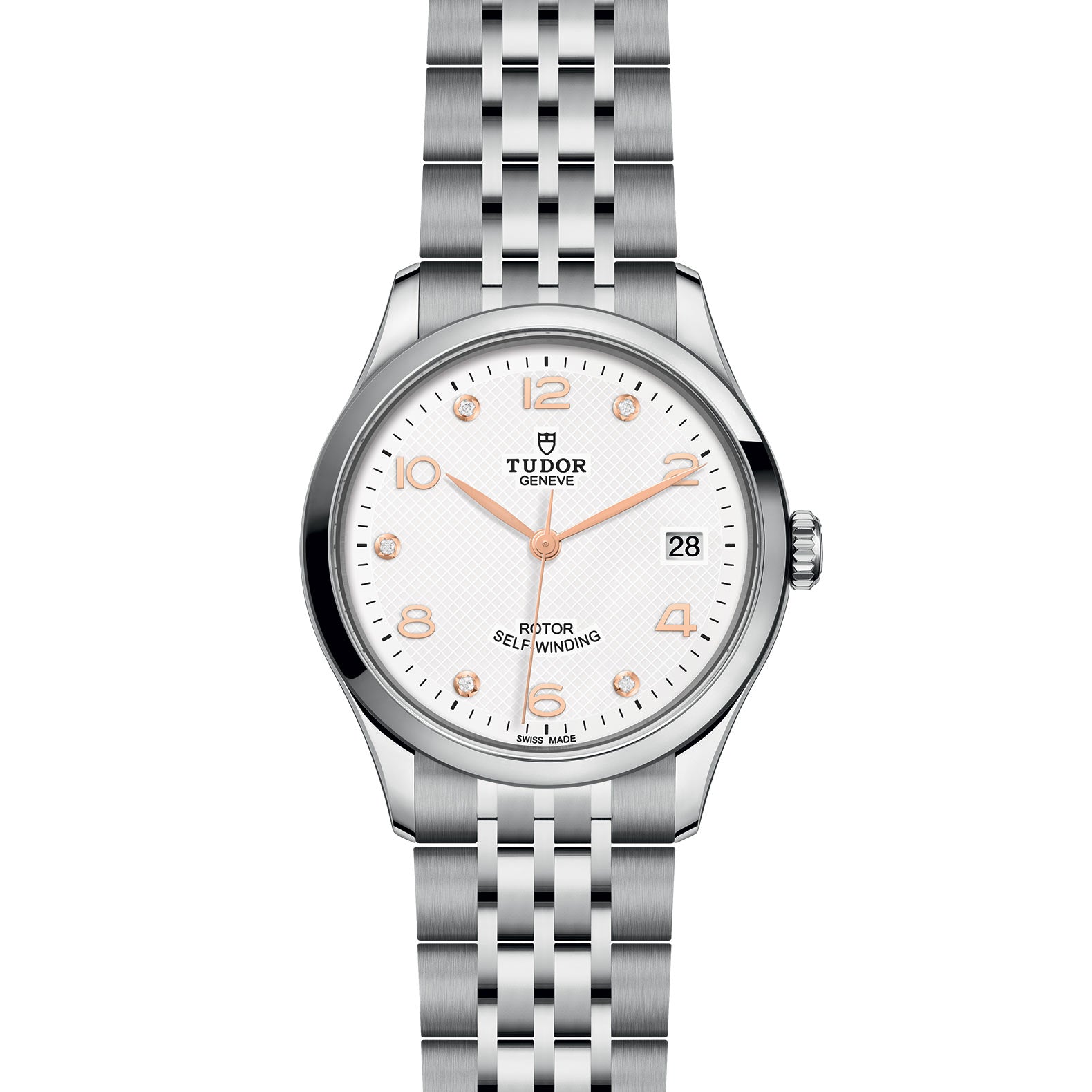 TUDOR 1926 with 36mm Steel Case and White Diamond-set Dial