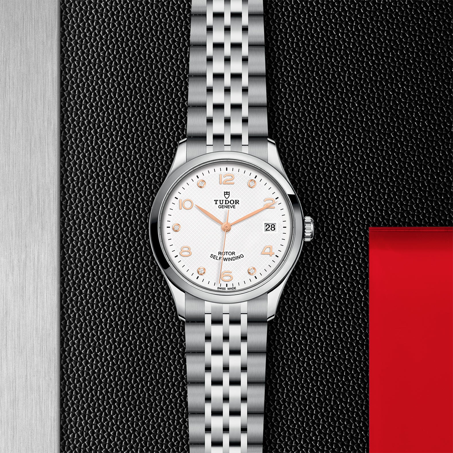 TUDOR 1926 with 36mm Steel Case and White Diamond-set Dial