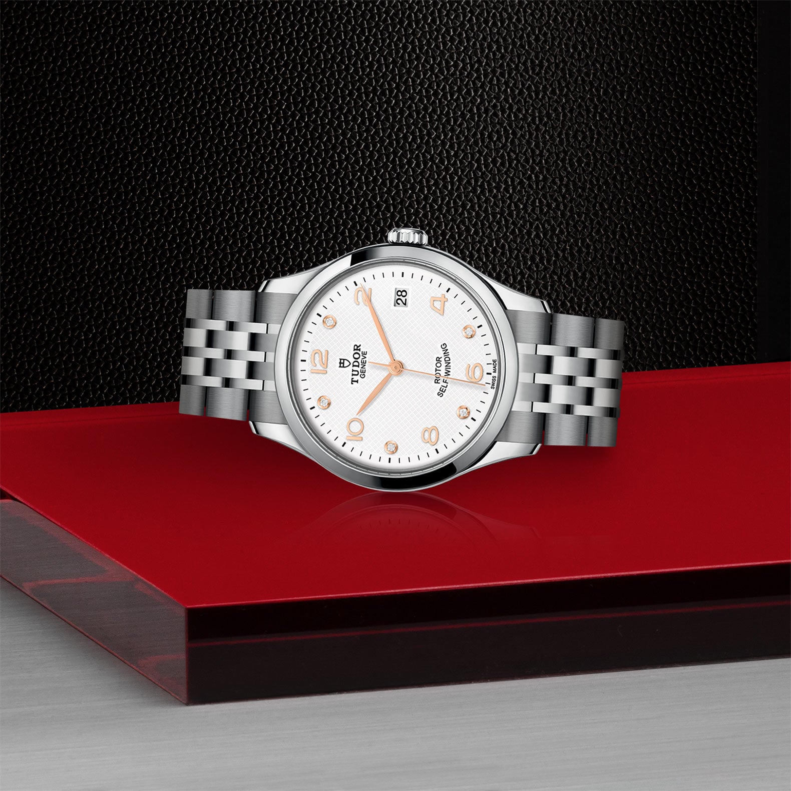TUDOR 1926 with 36mm Steel Case and White Diamond-set Dial
